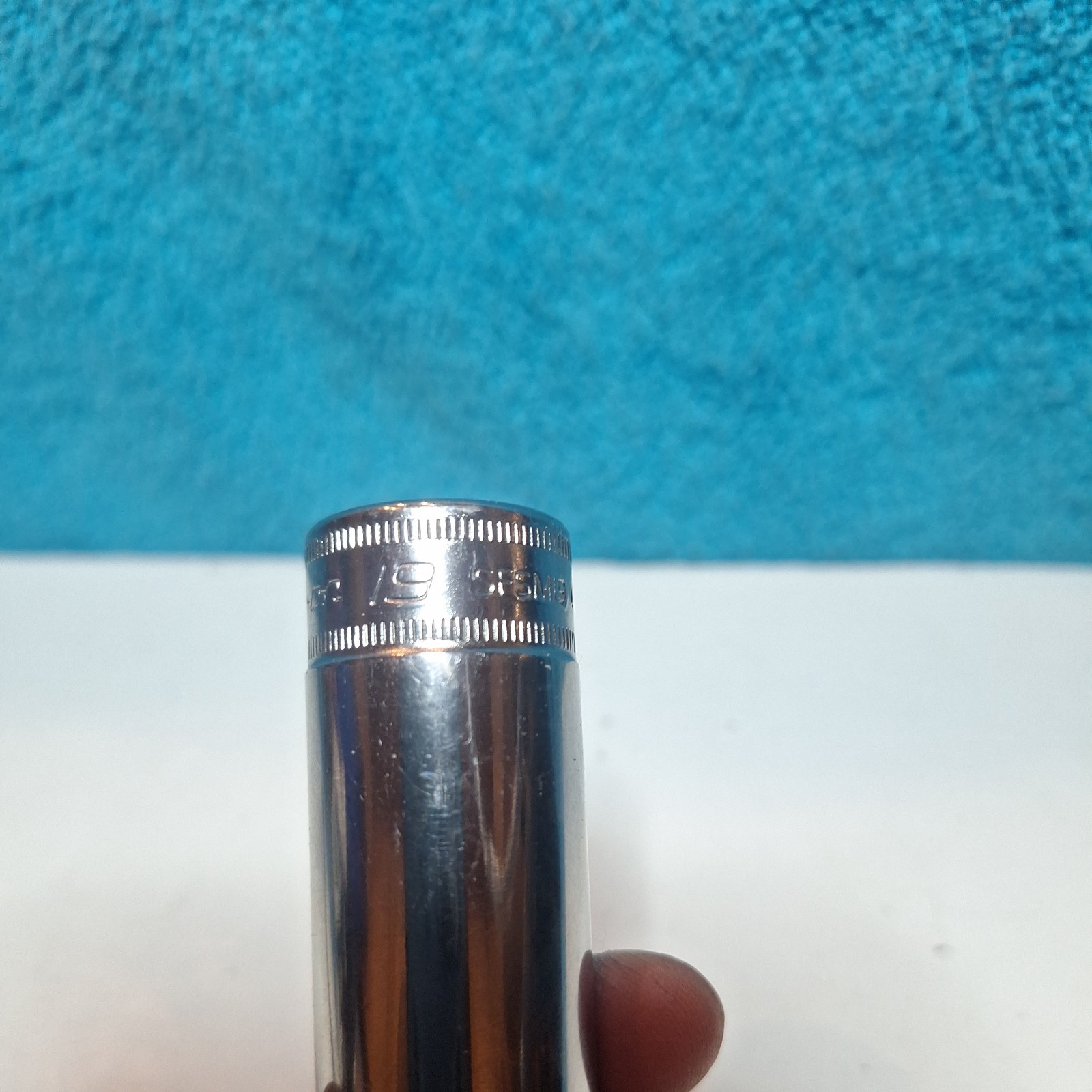 NEW – SNAP-ON TOOLS 3/8″ DRIVE 6PT 19MM METRIC DEEP SOCKET MODEL: SFSM19 USA
