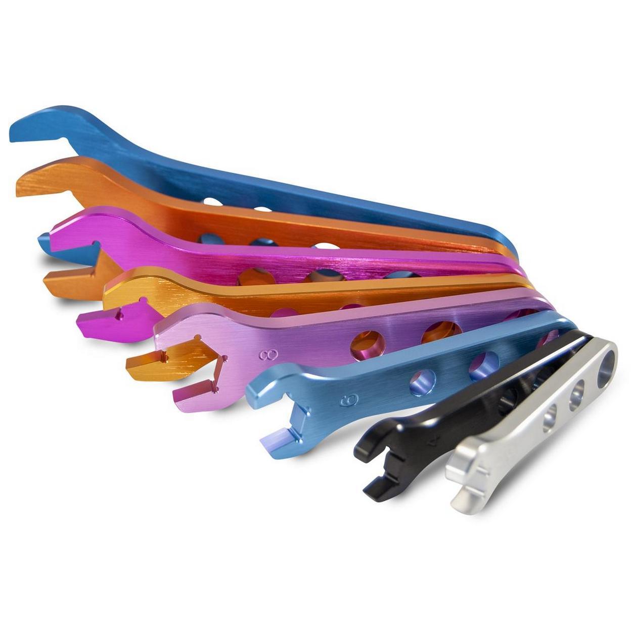 Proform 66978 Aluminum AN Wrench Set; 8 Pieces