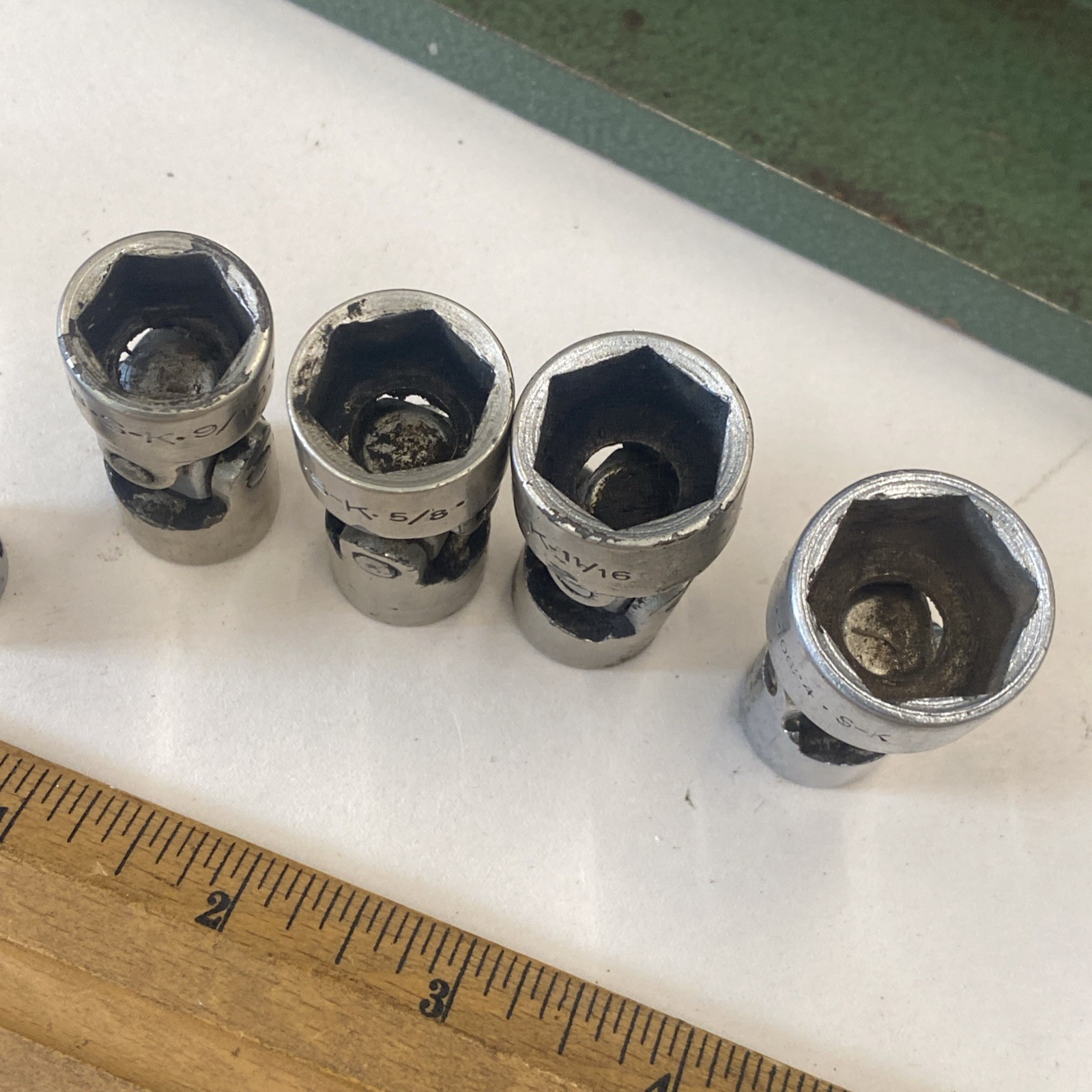 6pc S-K/Mac Mix Maker 6pt Universal Swivel 3/8 dr. Socket Set 7/16″ – 3/4″ M0911