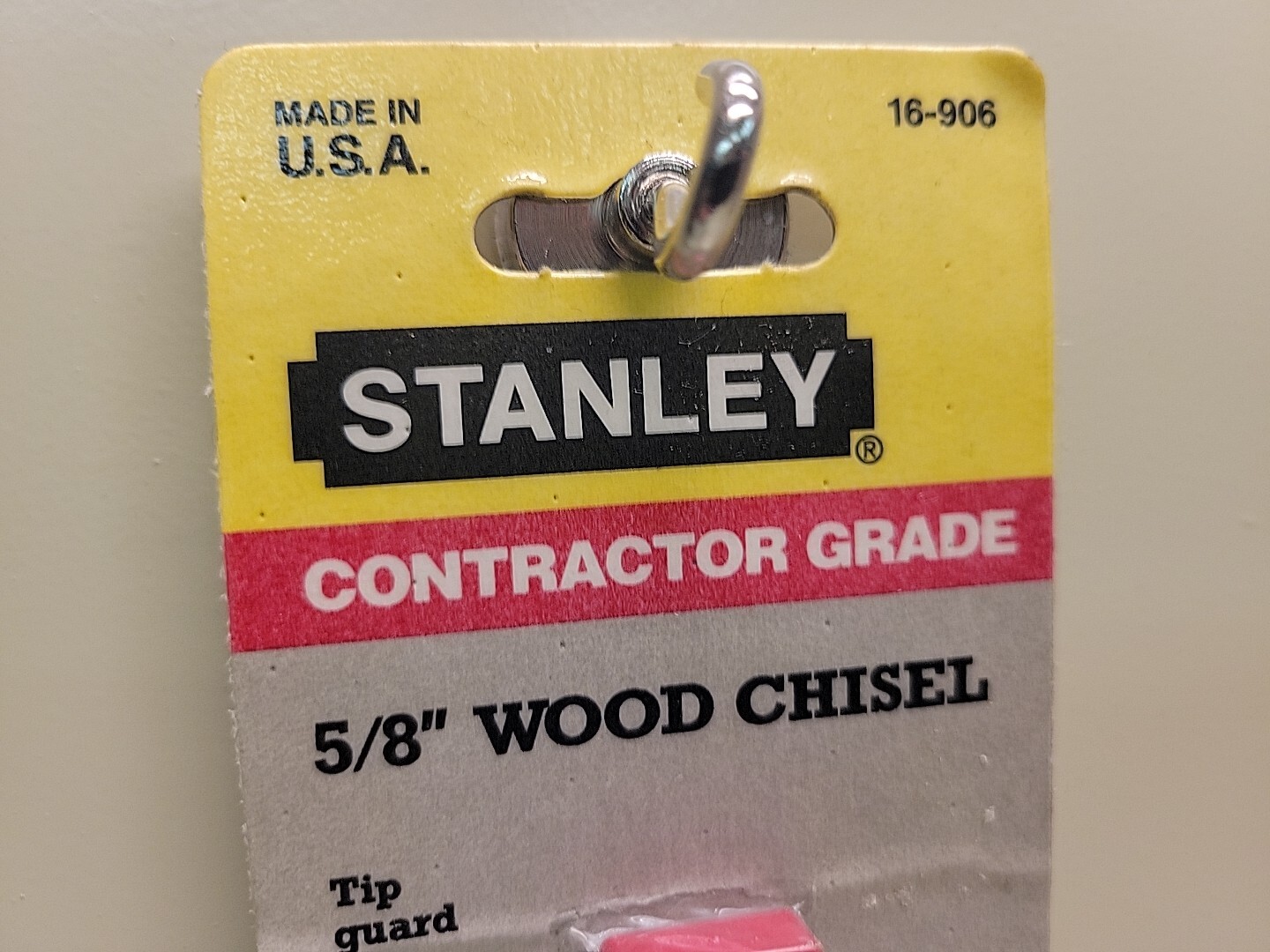 Stanley 5/8″ Wood Chisel Contractor Grade 16-906 New Old Stock USA