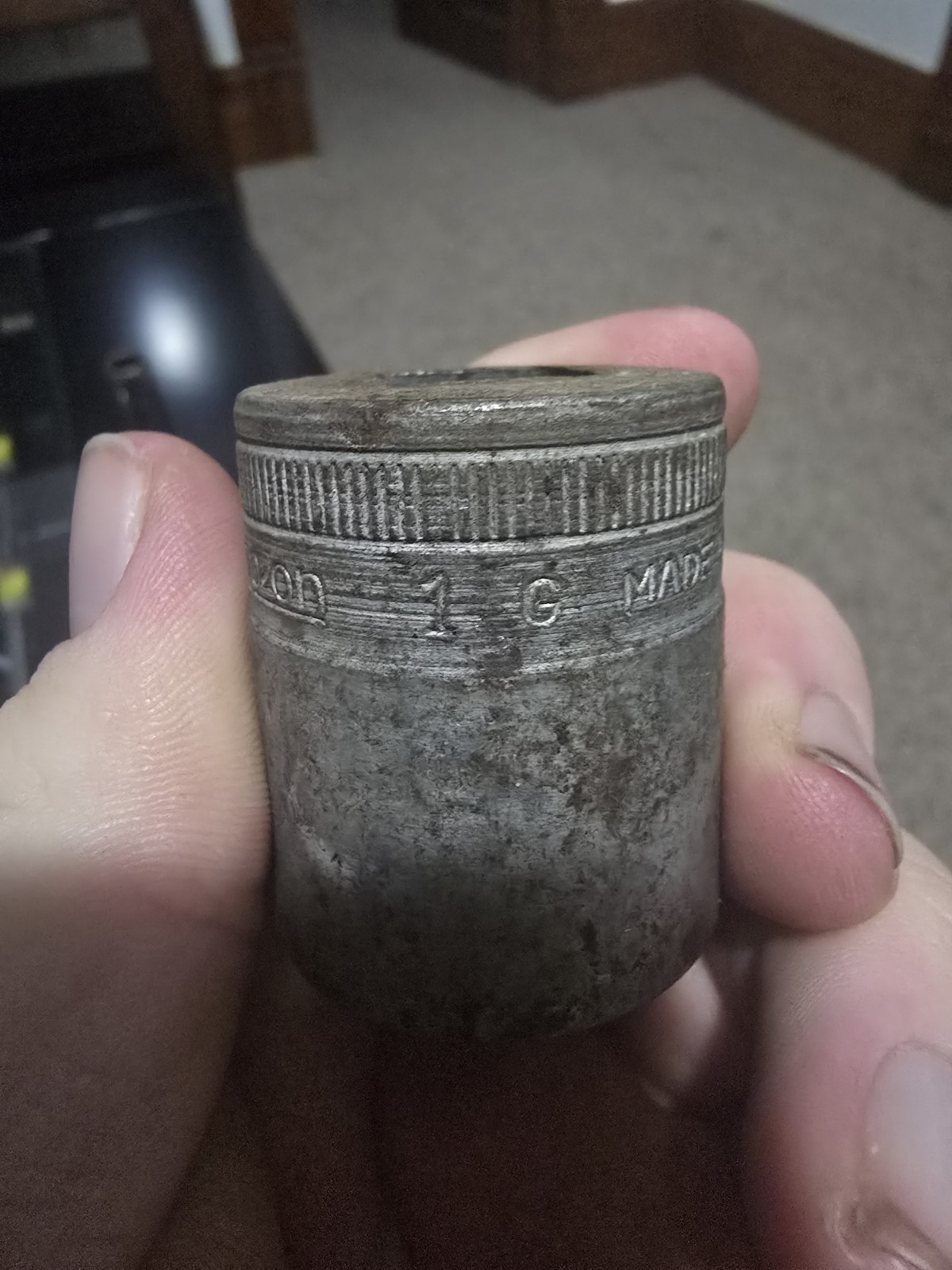 Snap-on (SW-320 1/2) 1” 12 Point 1/2” Drive Socket, G Date Code