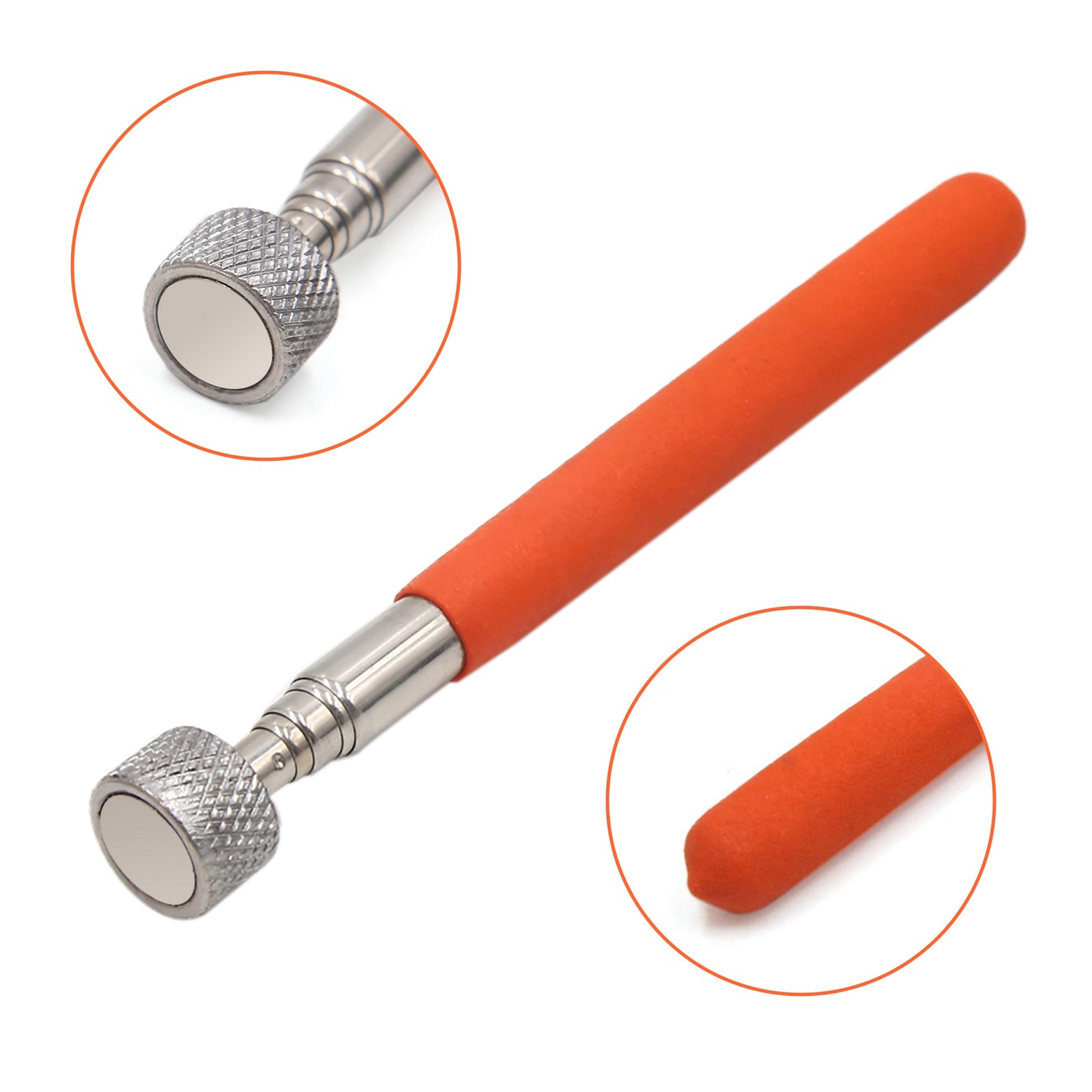 30.7″ Length Telescopic Magnet Magnetic Pen Pick Up Rod Stick Handheld Tools