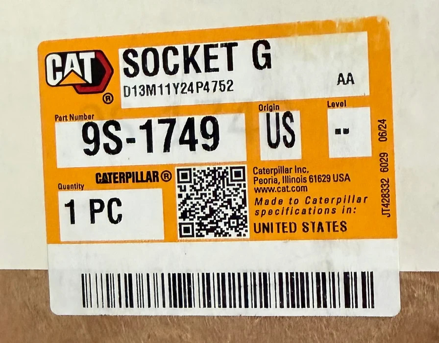 CAT Caterpillar 9S-1749 Socket Set 3/4 Drive 3/4″-2-1/4″ w/ Ratchet Breaker Bar