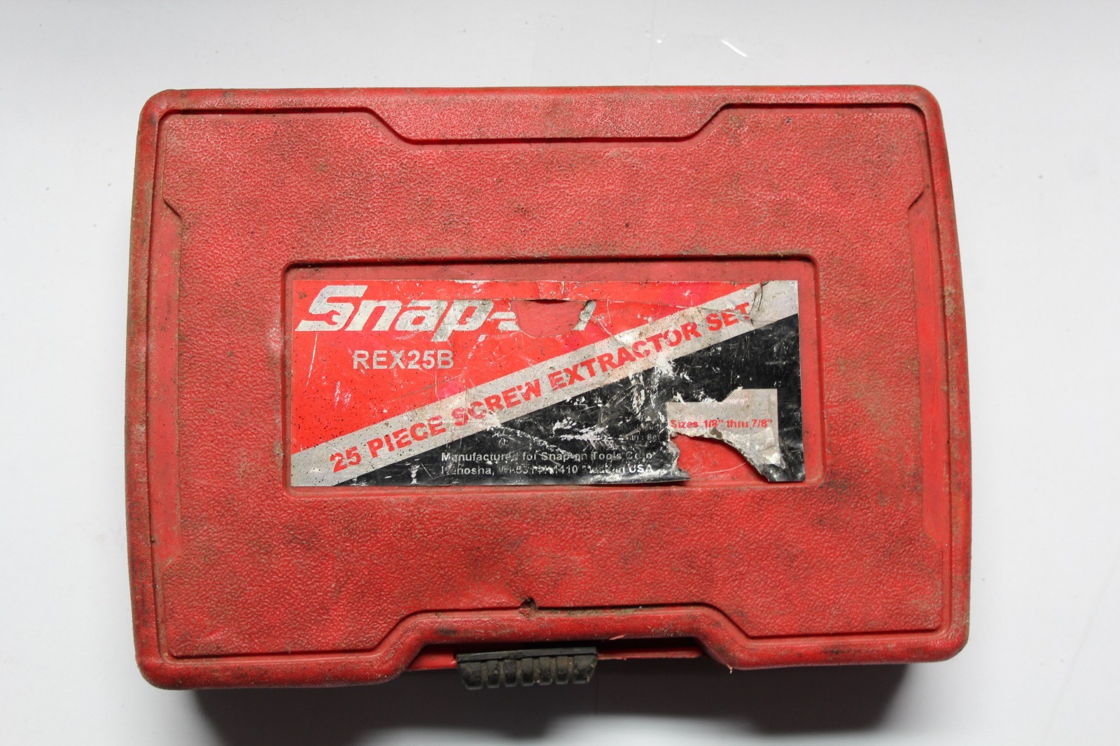 SNAP-ON TOOLS REX25 Multispline Screw Extractor Set USA – 6 MISSING READ INSIDE