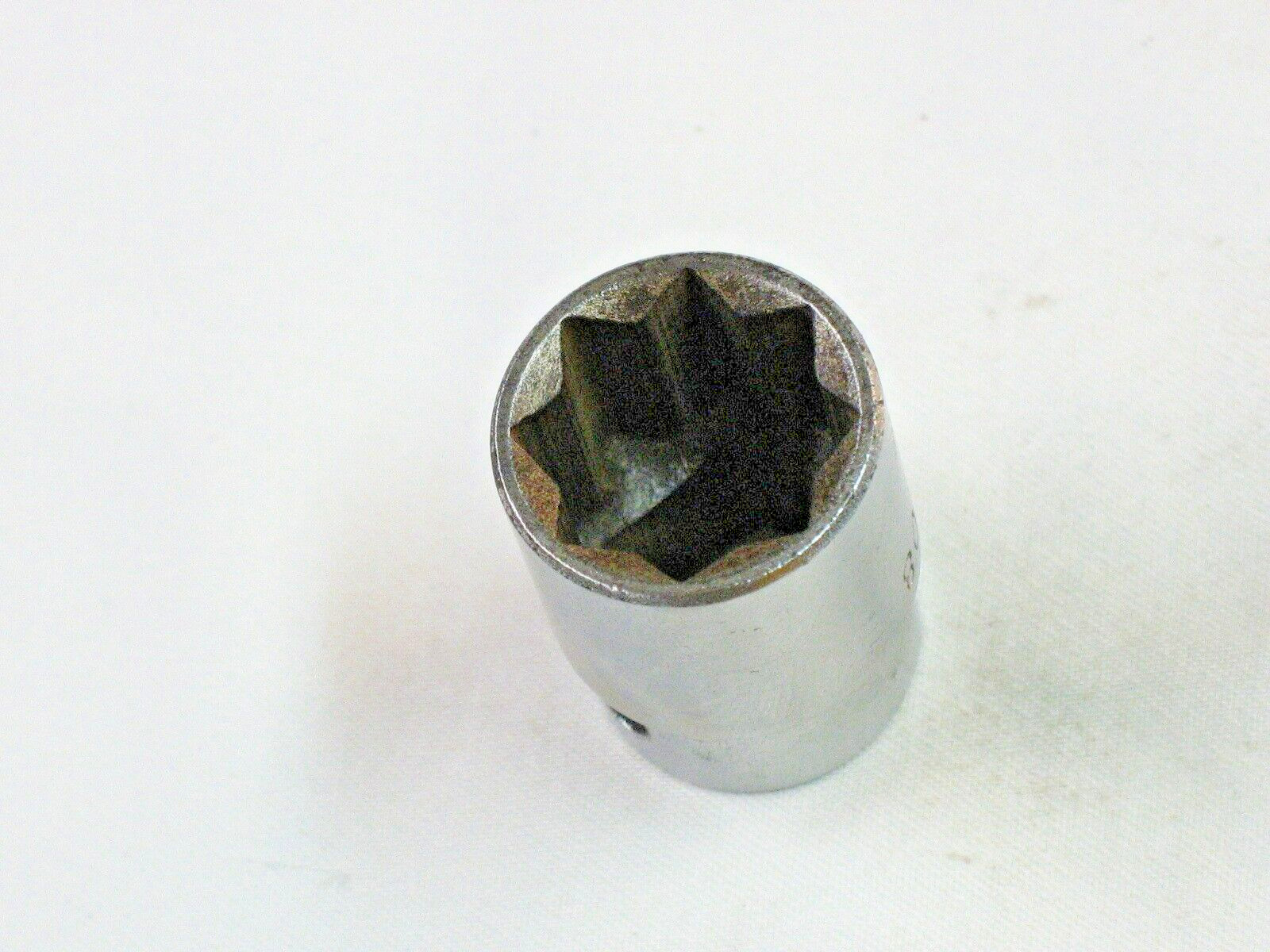 Mac Sabina Tools 5/8 Double Square / 8 Point 1/2 Drive Shallow Socket V208