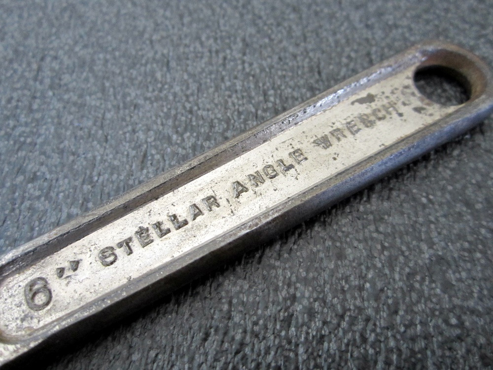 Vintage Stellar 6″ Angle Wrench Hot Dropped Forge Steel – Germany?