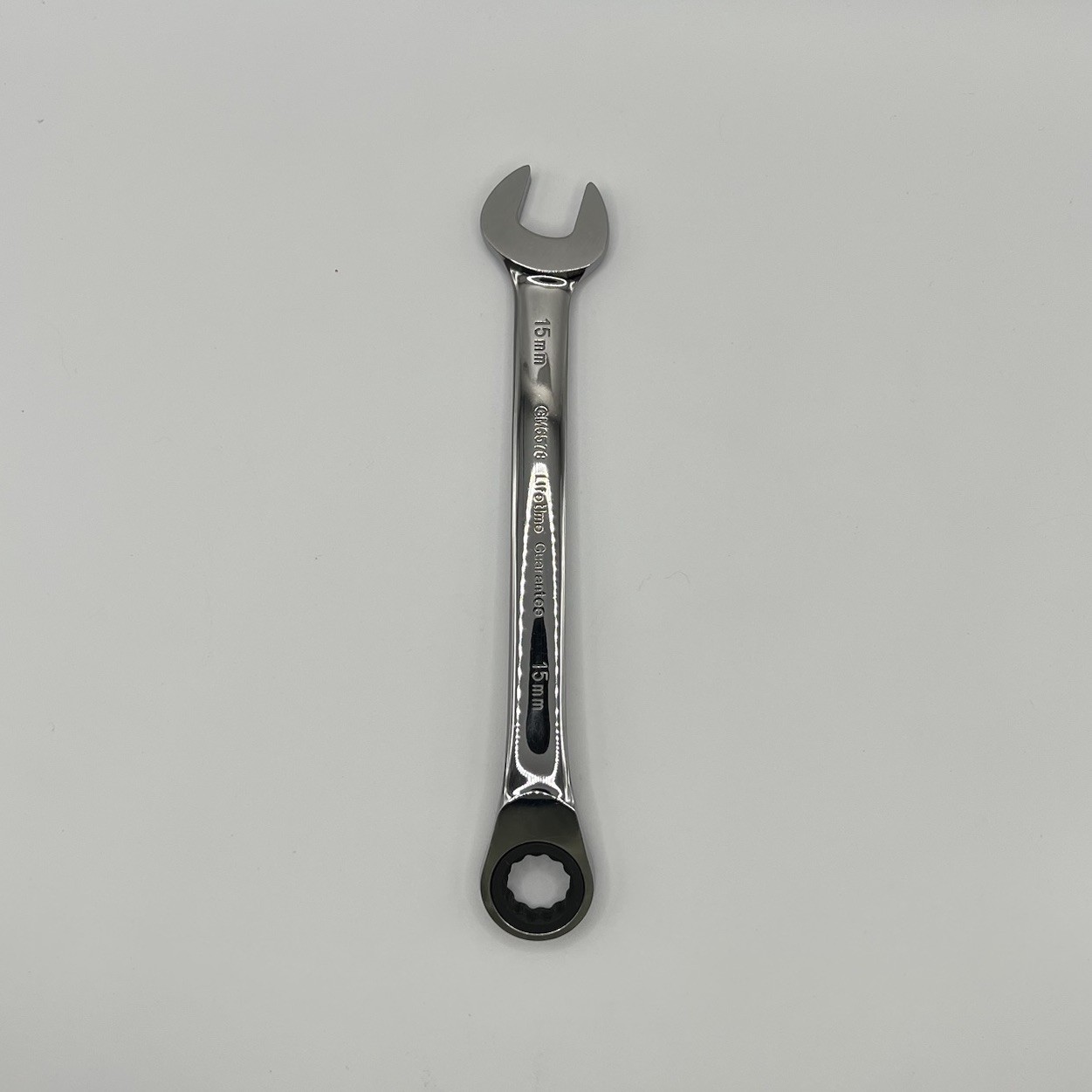Power Torque 15mm Reversible Ratcheting Combination Wrench 12 Pt Metric GM6578