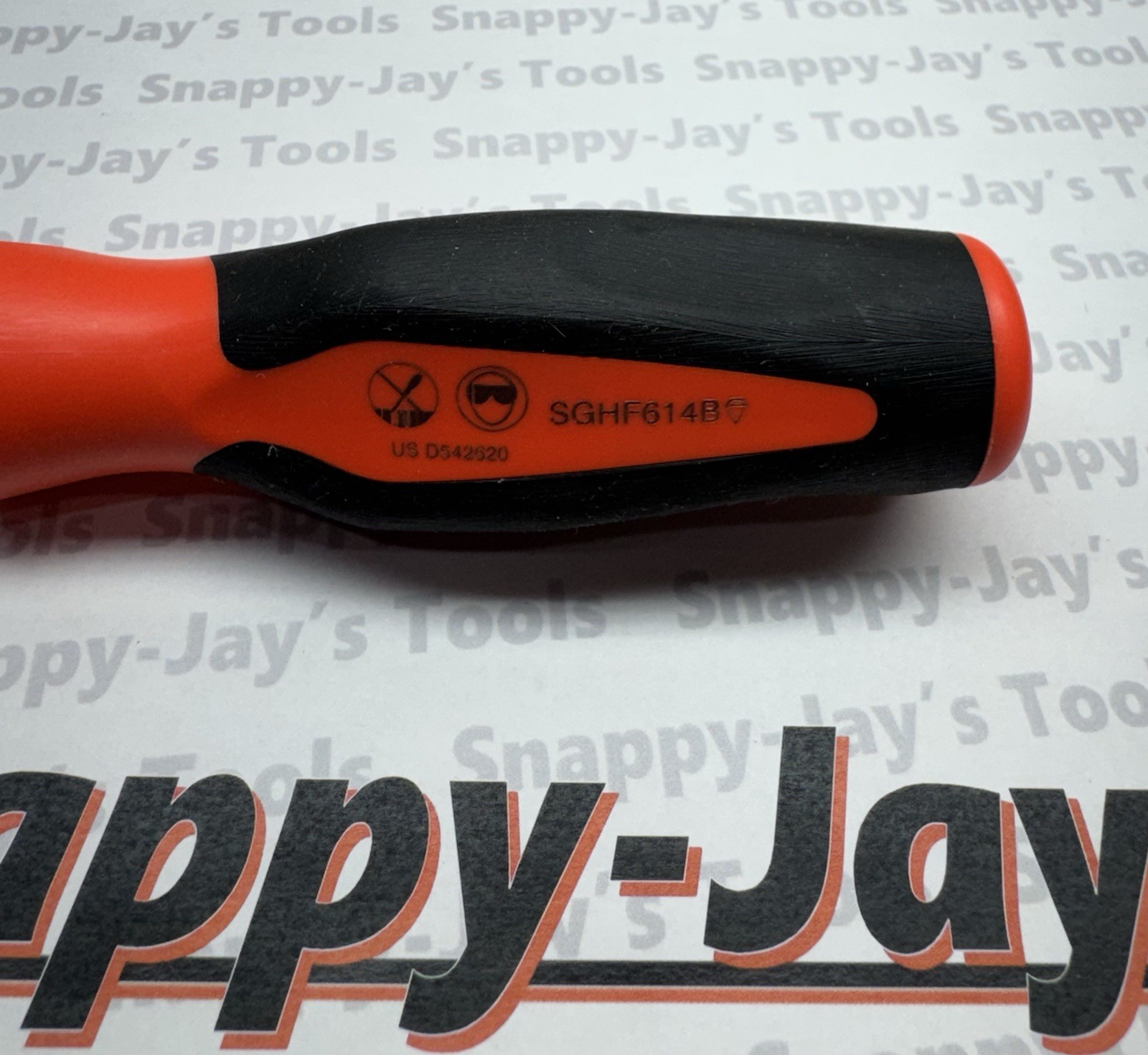 Snap-on Tools NEW ORANGE Soft Grip Round 8” Blade Length File SGHF614B 8R