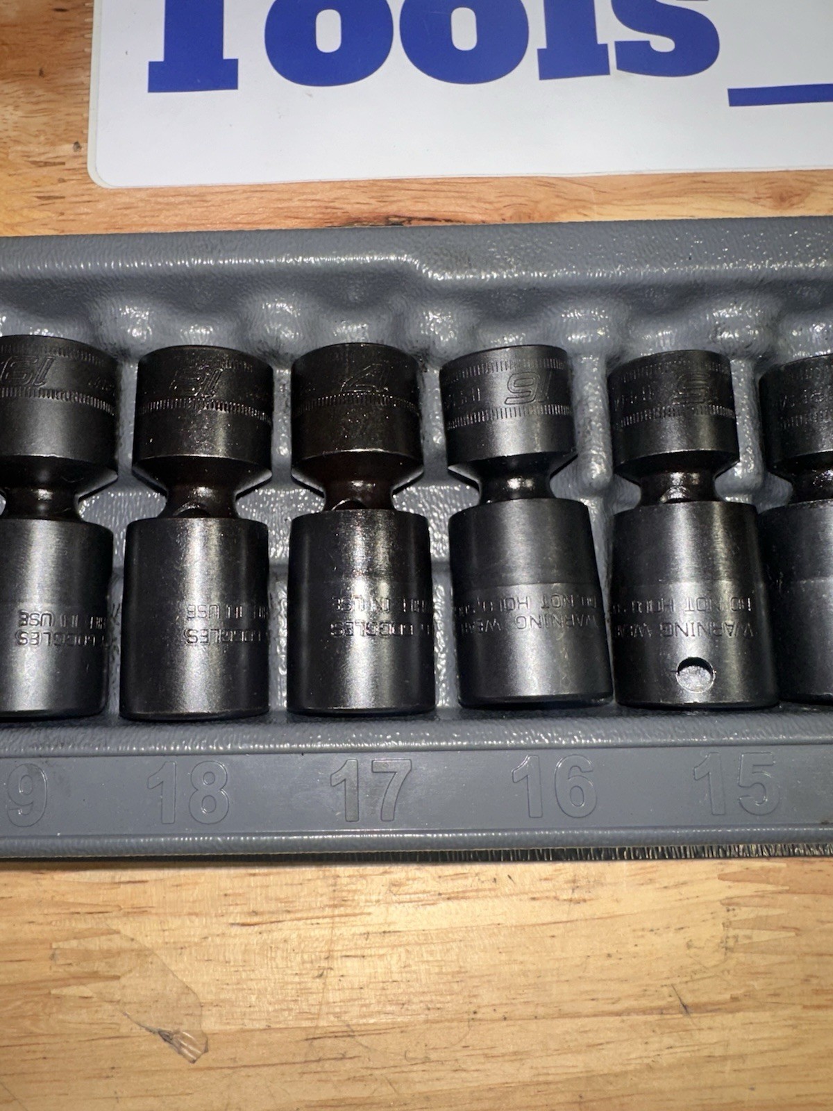 Snap-on™ 212IPFM 3/8″ Drive 8 to 21 mm 6-point Impact Swivel Socket Set