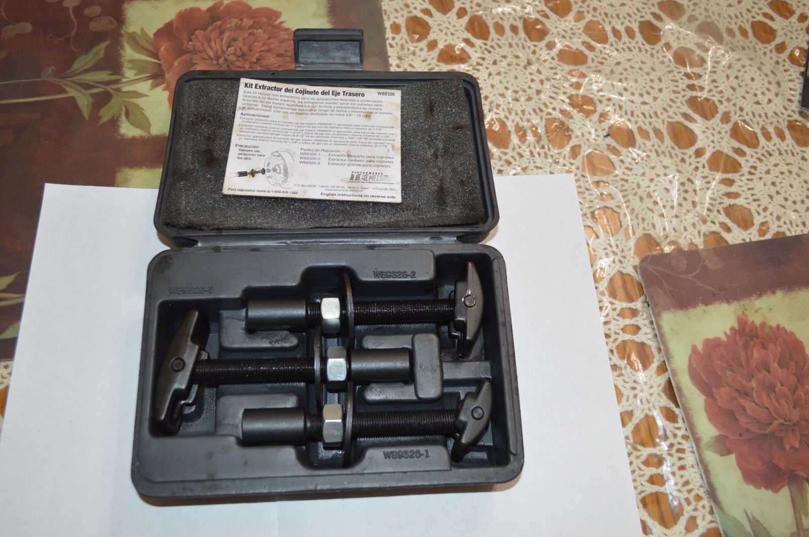 Performance Tool W89326 Rear Axle Bearing Puller Set. Free S&H!