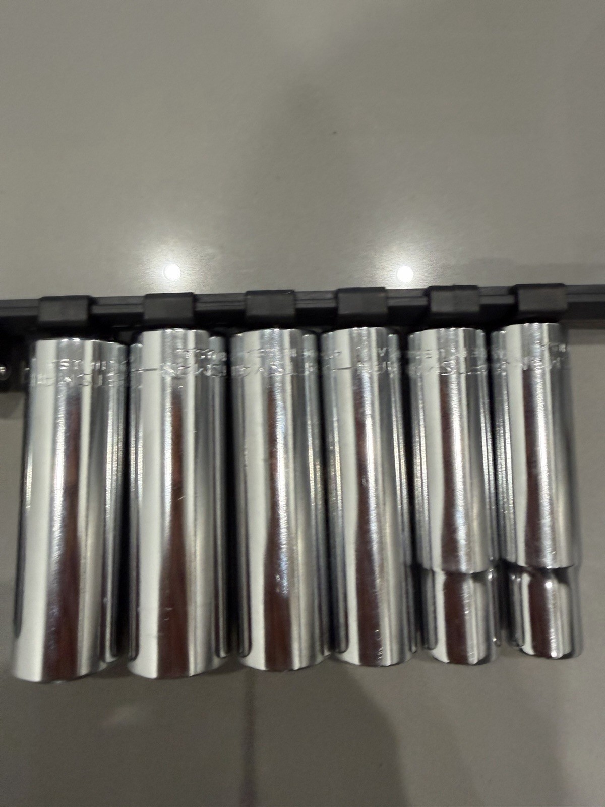 Craftsman USA 9 Piece EXTRA DEEP 6 Point Socket Set SAE 1/2″ Drive
