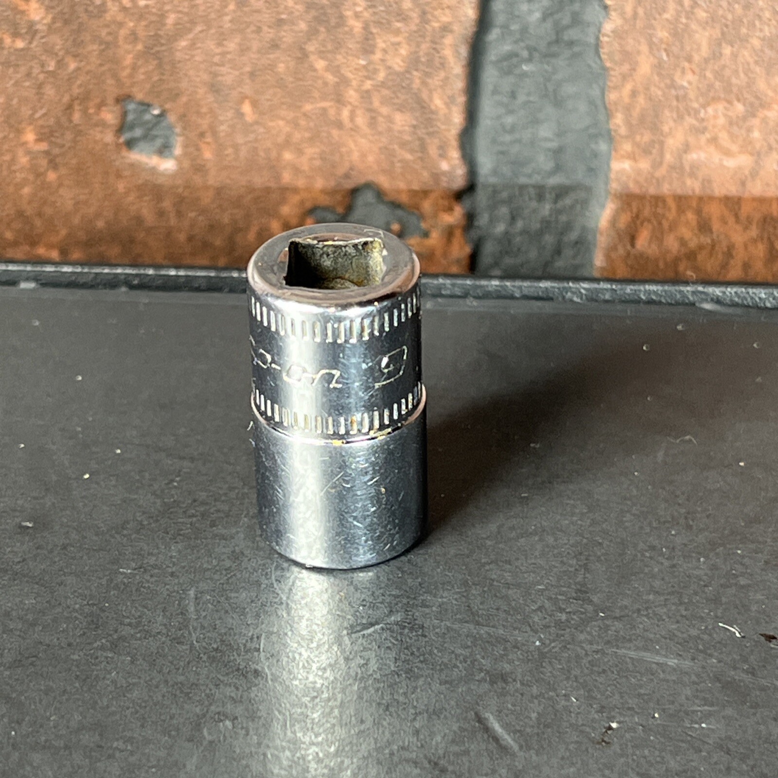 Snap On USA 9mm 6 Point 1/4″ Drive Shallow Socket TMM9 Metric 9 MM Chrome
