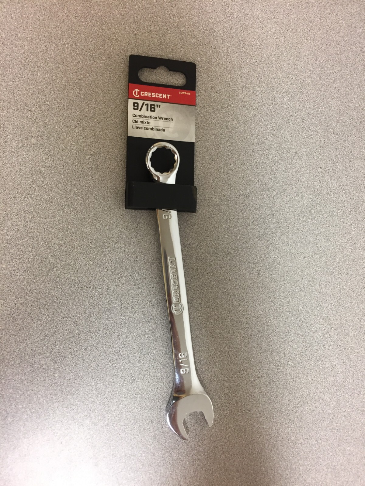 Crescent 9/16 in. X 9/16 in. 12 Point SAE Combination Wrench 7.52 in. L 1 pk