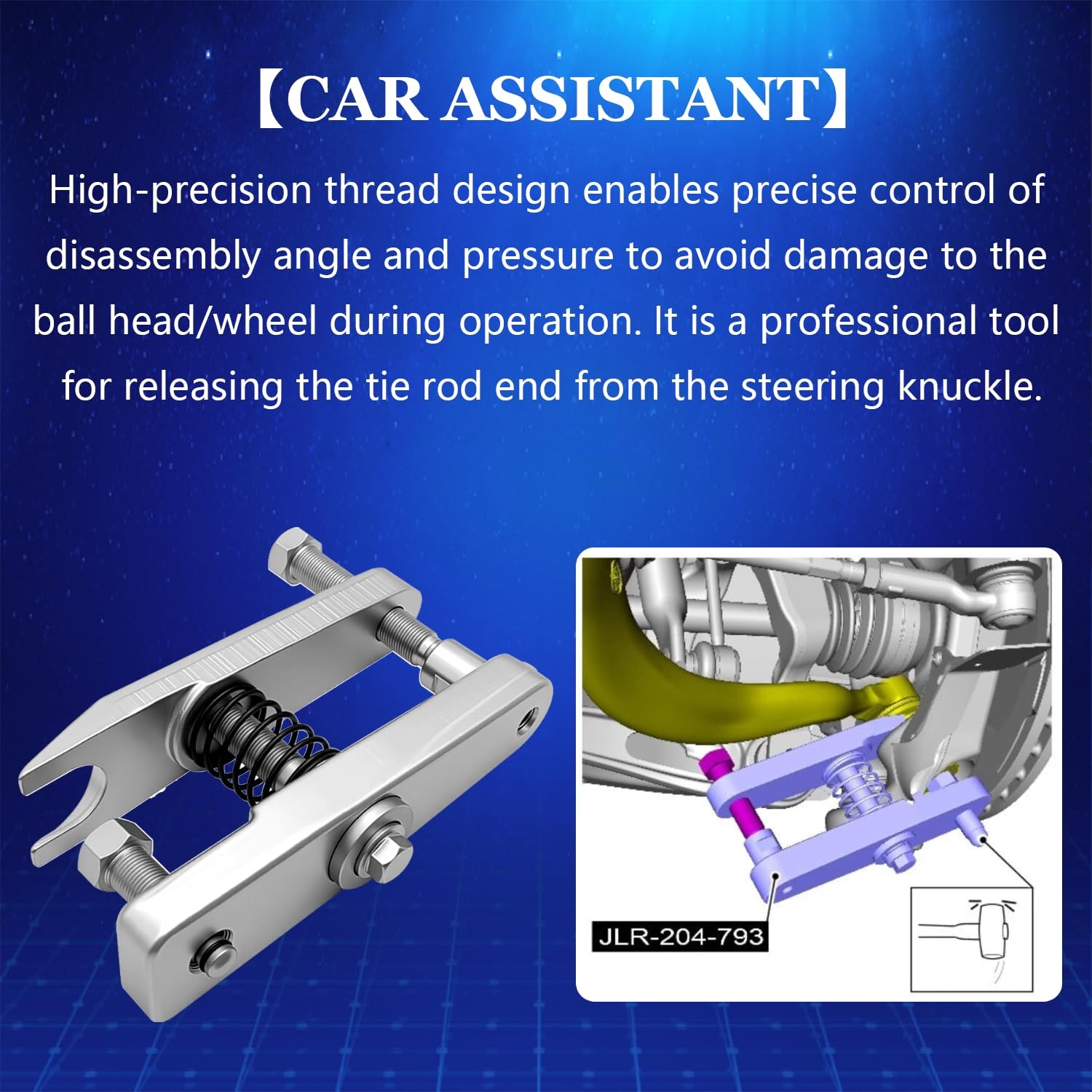 ZKTOOL Ball Joint Separator Puller Extractor Removal Tool for…