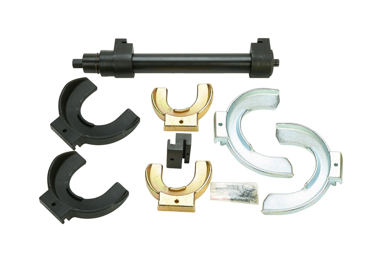 8MILELAKE Macpherson Strut Spring Compressor Kit Interchangeable Fork Coil Ex…