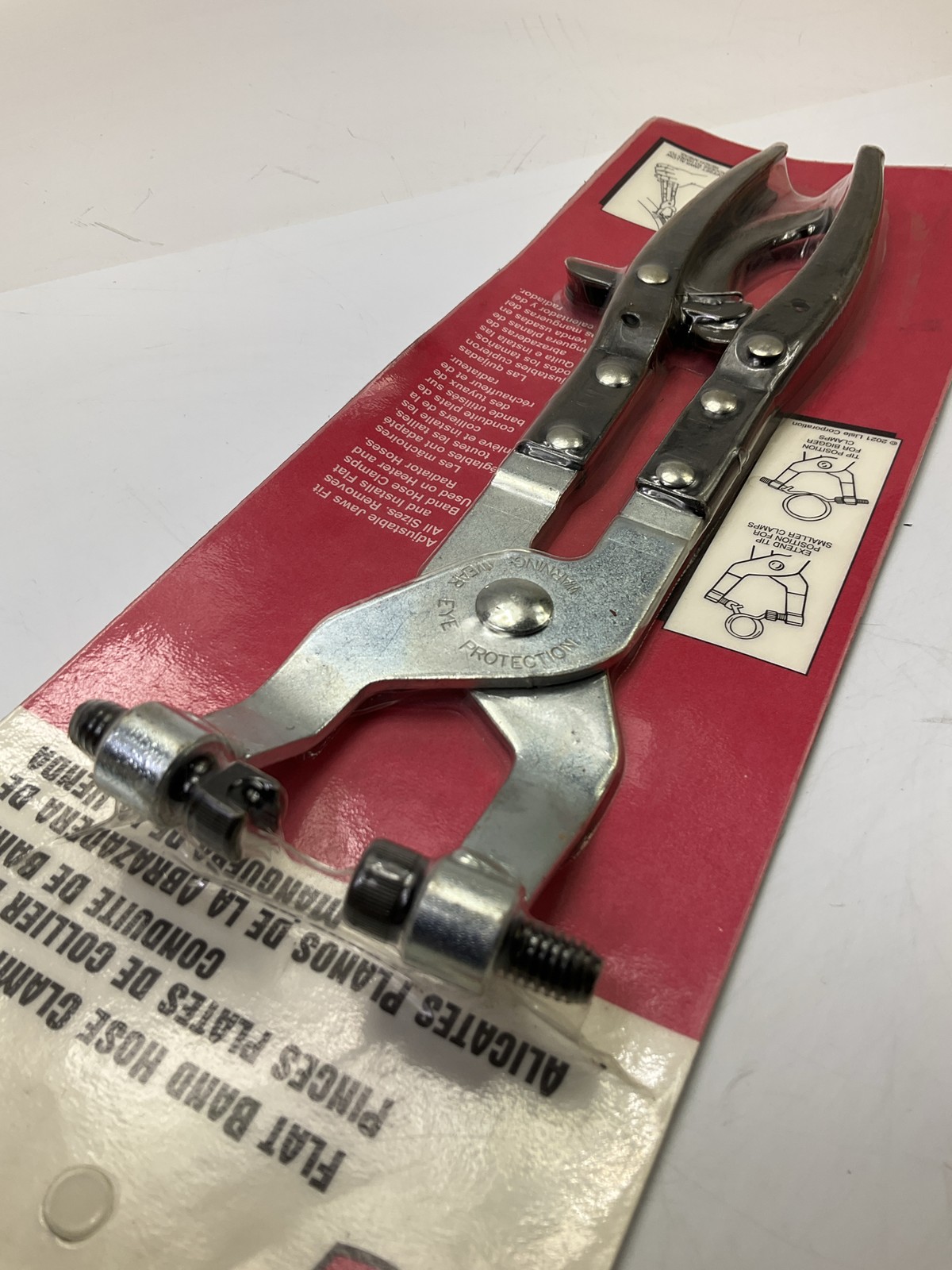 Lisle 17100 Adjustable Hose Clamp Pliers, Made In USA