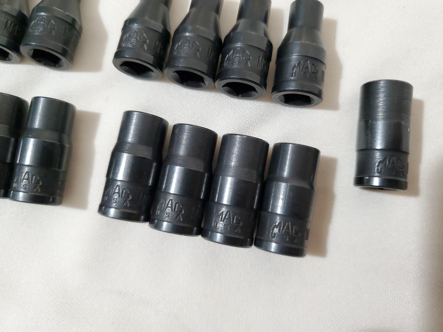 Mac Tools 13 Piece 1/4″ Drive Twist Socket Set Metric 4.0mm-8mm, (0.25″ grads)