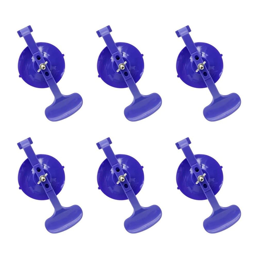 6PC Suction Cup Clamp Set Class Clamp Kit for Car Convertible Glass