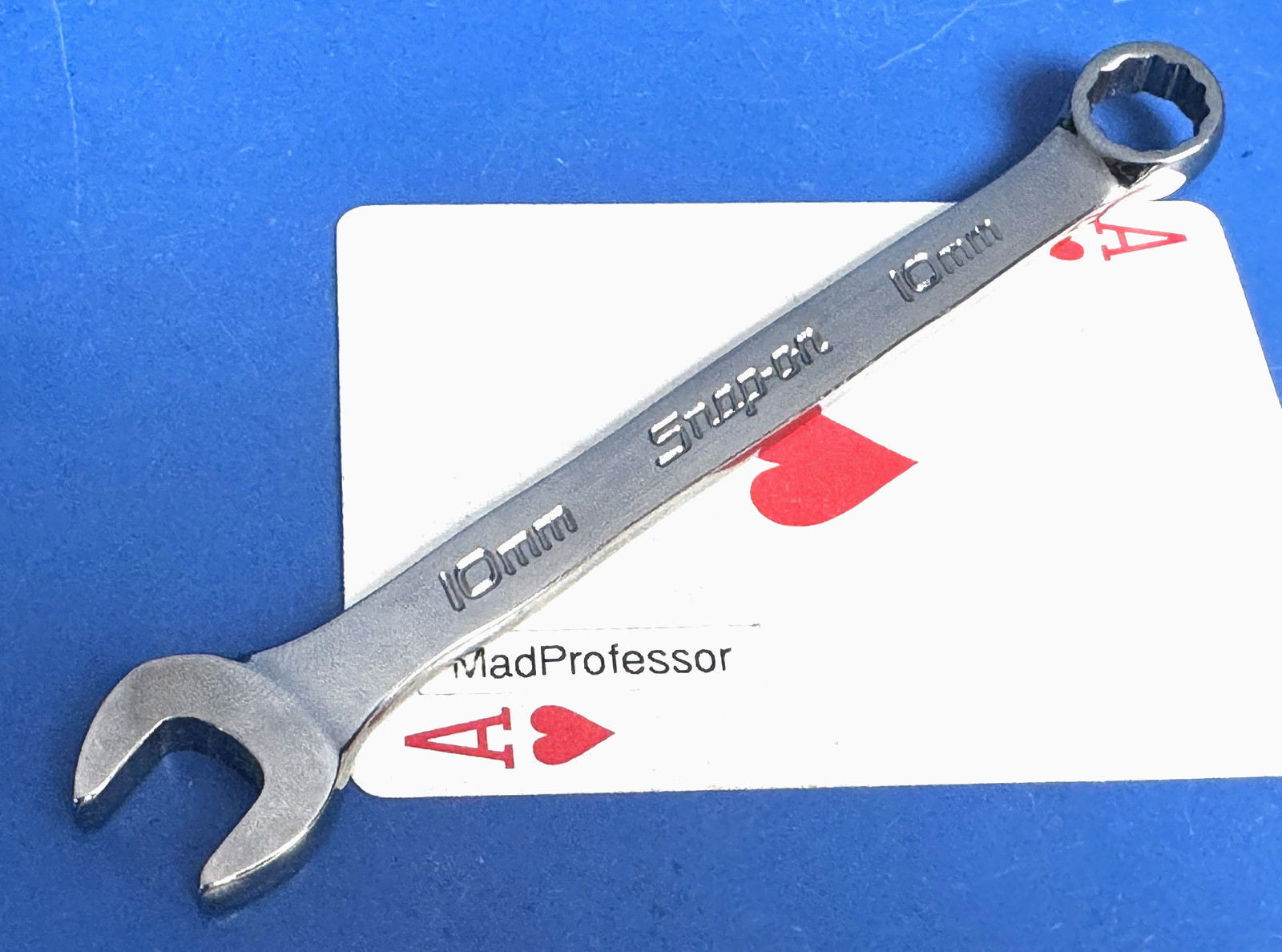 Snap-on 10mm Metric Short 12-point Combination Open Box End Wrench OEXM10 NEW