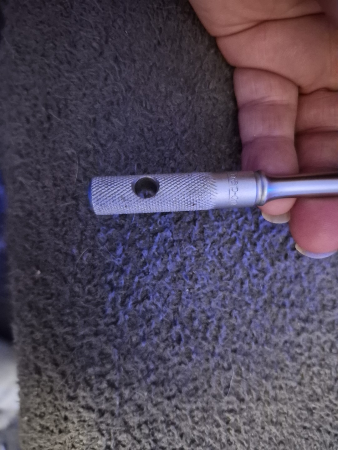 Snap-On TM-10-D 1/4″ Drive Flex Extension 6.25″ USA Knurled Handle Tool