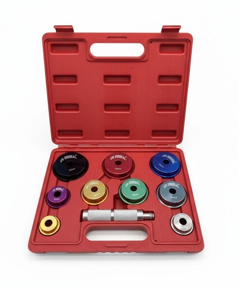 US General 95853 Bearing Race & Seal Driver Kit – 10 Pieces