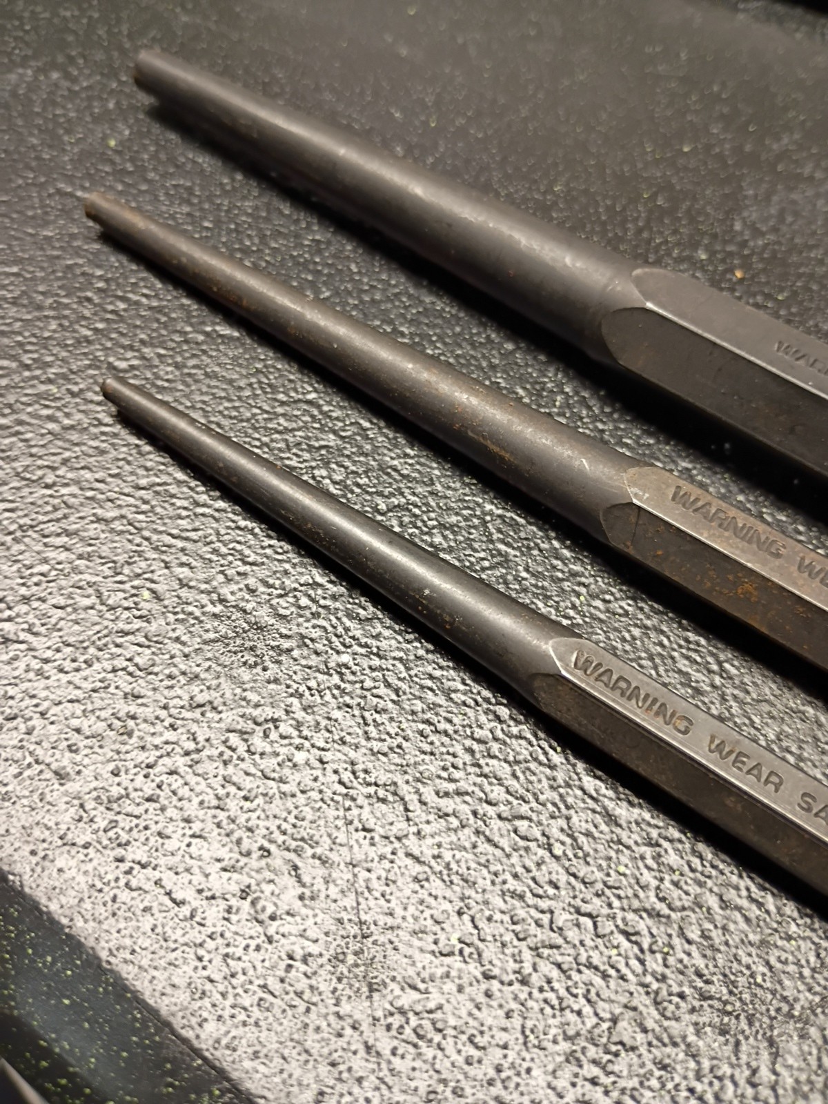 Snap-On Tools USA Starter Punch Set Of 3 1/4″ 5/32″ 1/8″