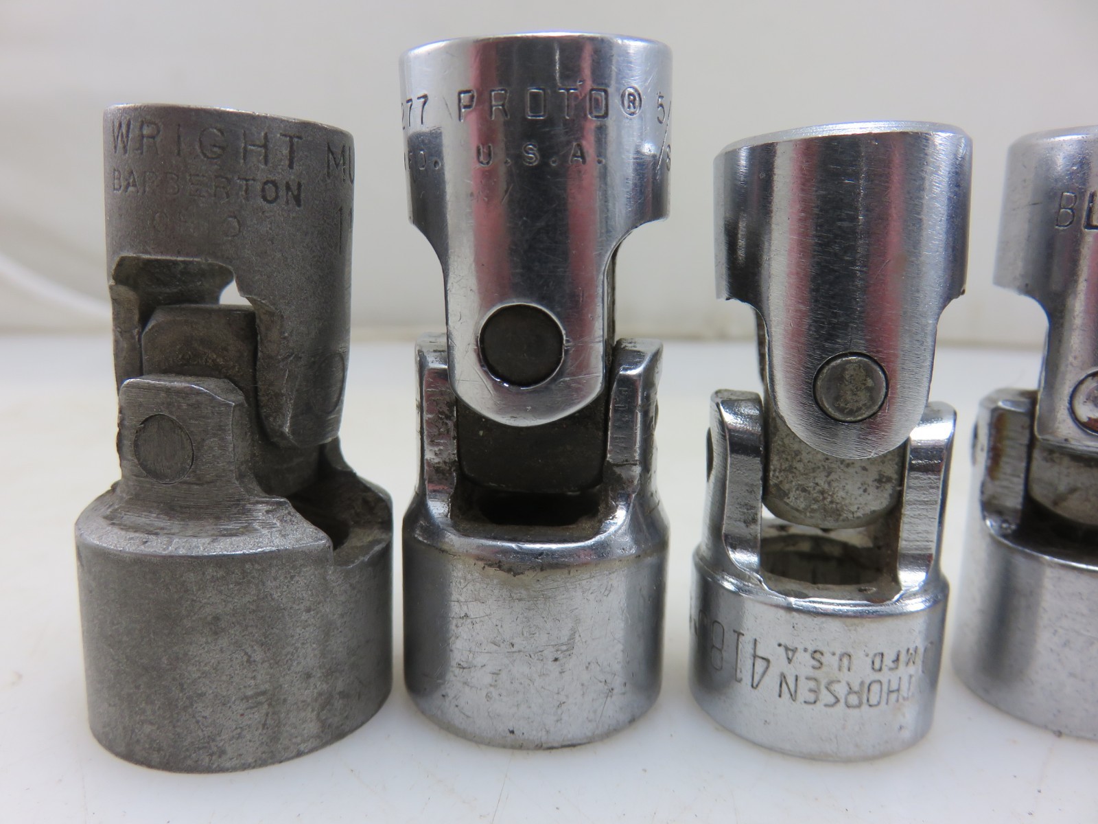 Wright Proto Others Etc. Swivel Flex Joint Socket Set 6pc 12pt 3/8″-11/16″ Set