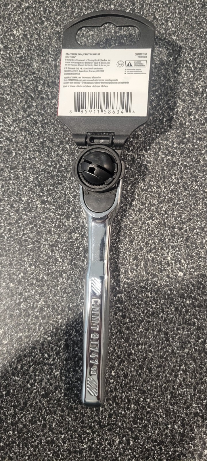 Craftsman 1/4 in. drive 72 Tooth Pear Head Ratchet