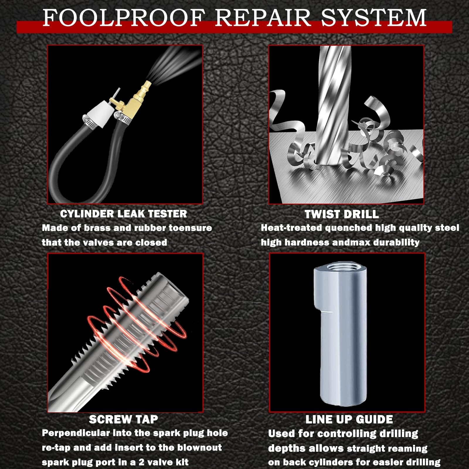 38900 Thread Repair Kit for Spark Plug (including Thread Repair Tool)