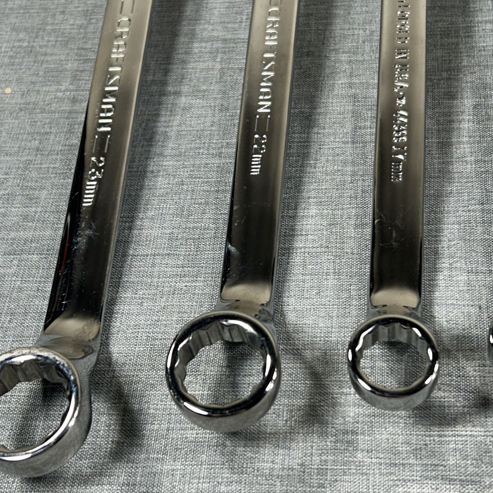 Craftsman Professional Deep Offset Full Polish Metric 6-piece Set VA 10-23mm
