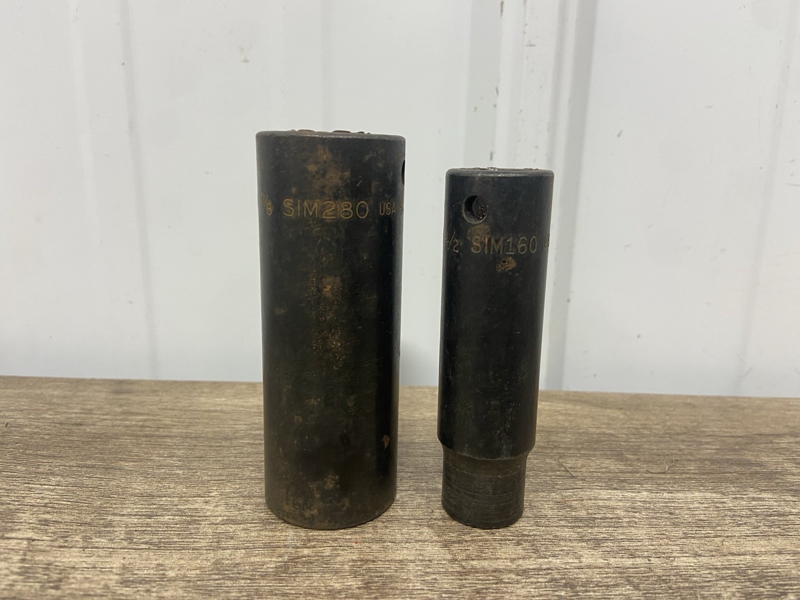 Snap On 2pc 1/2″ Drive 6PT SAE Deep Impact Socket SIM280,SIM160 Made In USA 🇺🇸