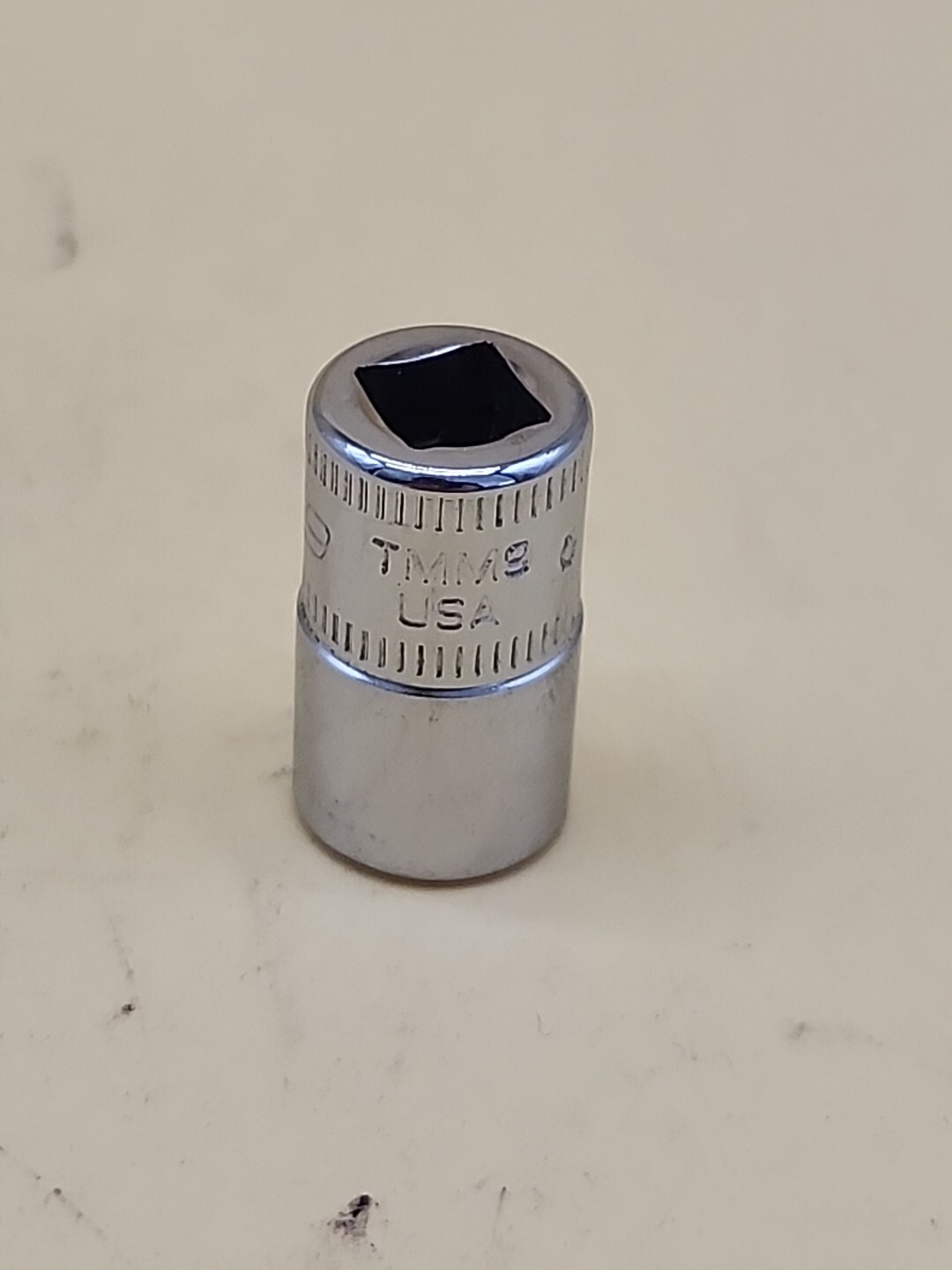 Snap-on TMM9 9mm 6pt 1/4″ Drive Shallow Chrome Socket Metric USA