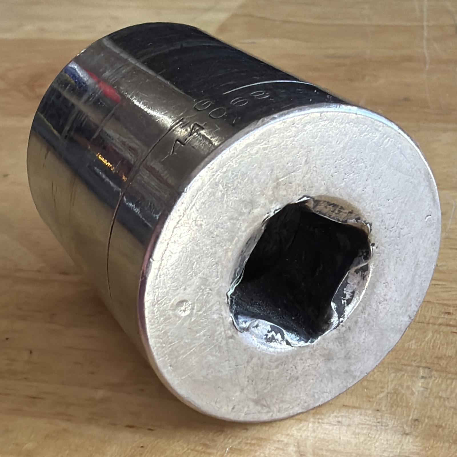 Craftsman 1-1/8″ Shallow Socket 1/2″ Drive 6 Point G Series 44068 USA READ!