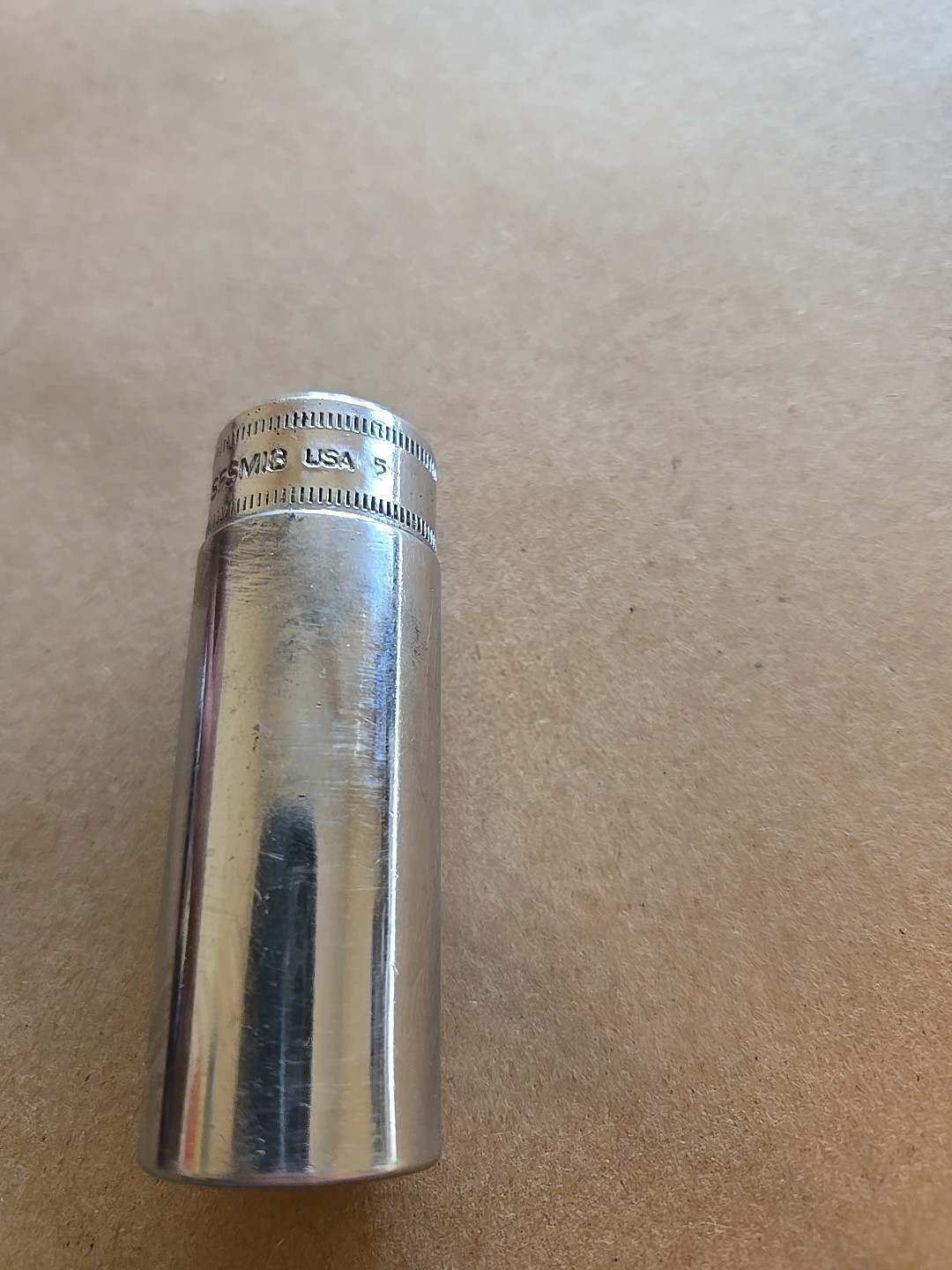 Snap On 3/8″ Drive 18MM 6PT Metric Deep Chrome Socket USA SFSM18
