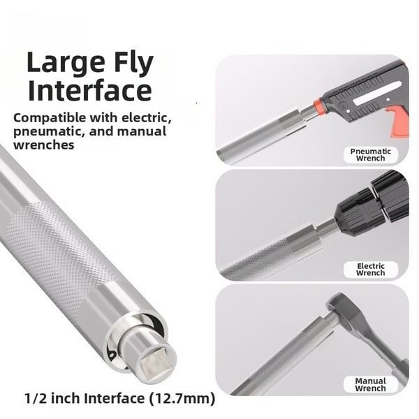 12 Inch 72 Tooth Ratchet Wrench Extended Handle for Tight Space Access