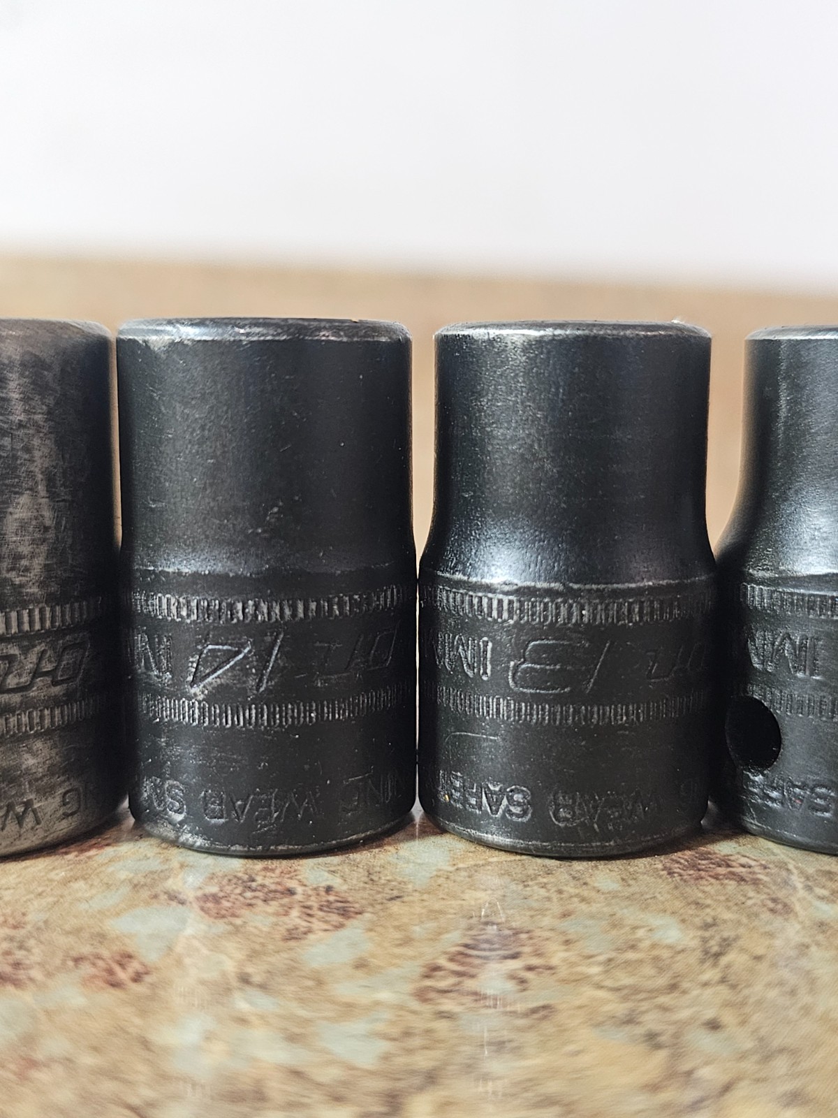 Snap-On 15pc 1/2″ Drive 6PT Metric Shallow Impact Socket Set (10–24 mm) 315IMMYA