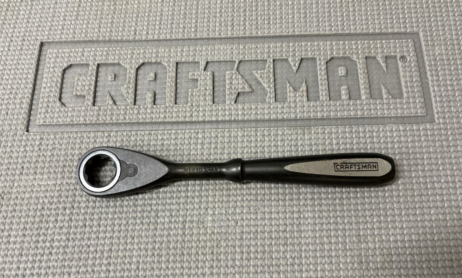 Sears Craftsman Max Axess Pass Thru Ratchet 3/8″ Drive 31415 L-AB Black Oxide