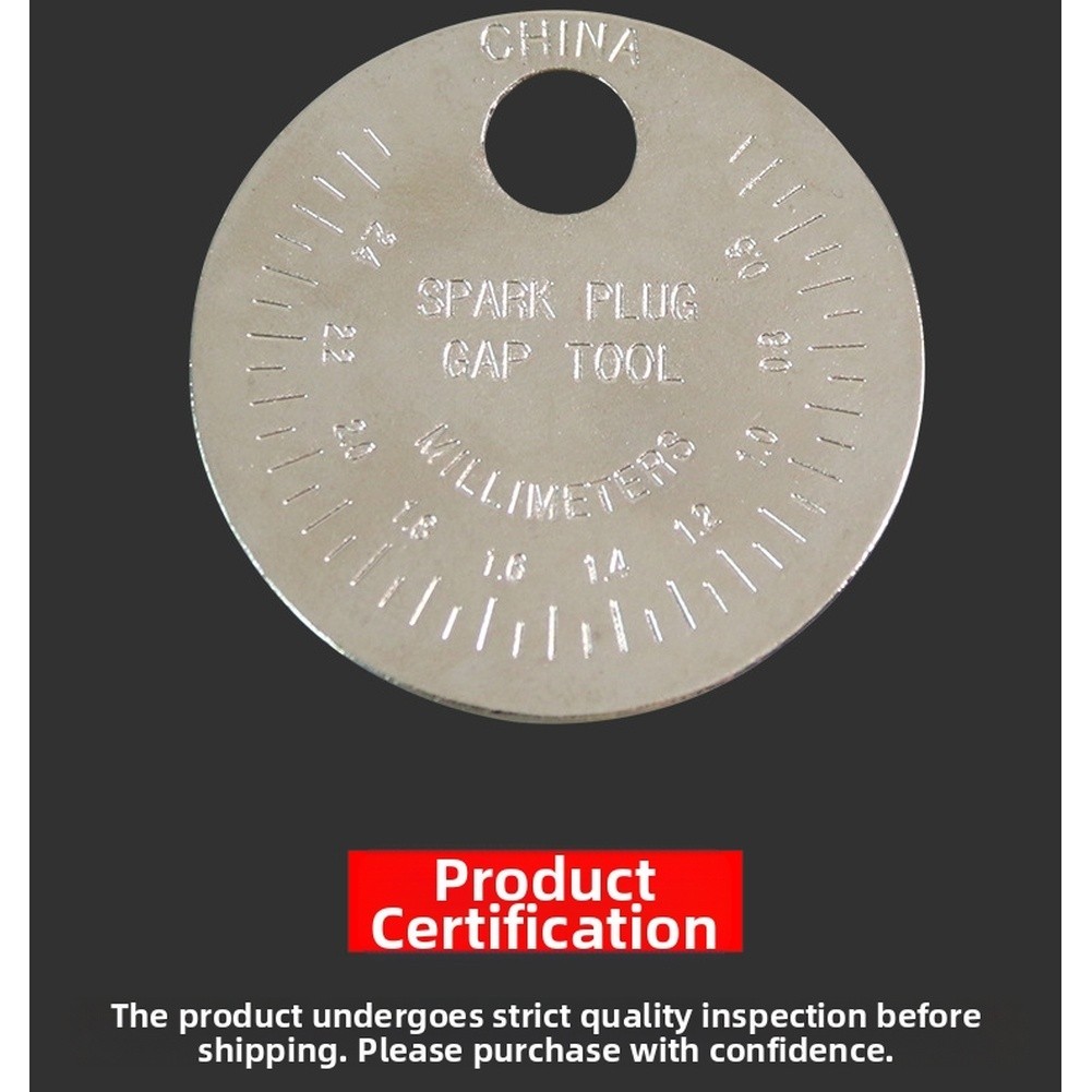 Spark Gap Gauge Tool 0 6 -2 4mm Zinc Alloy Metric FOR IMPERIAL Measurement