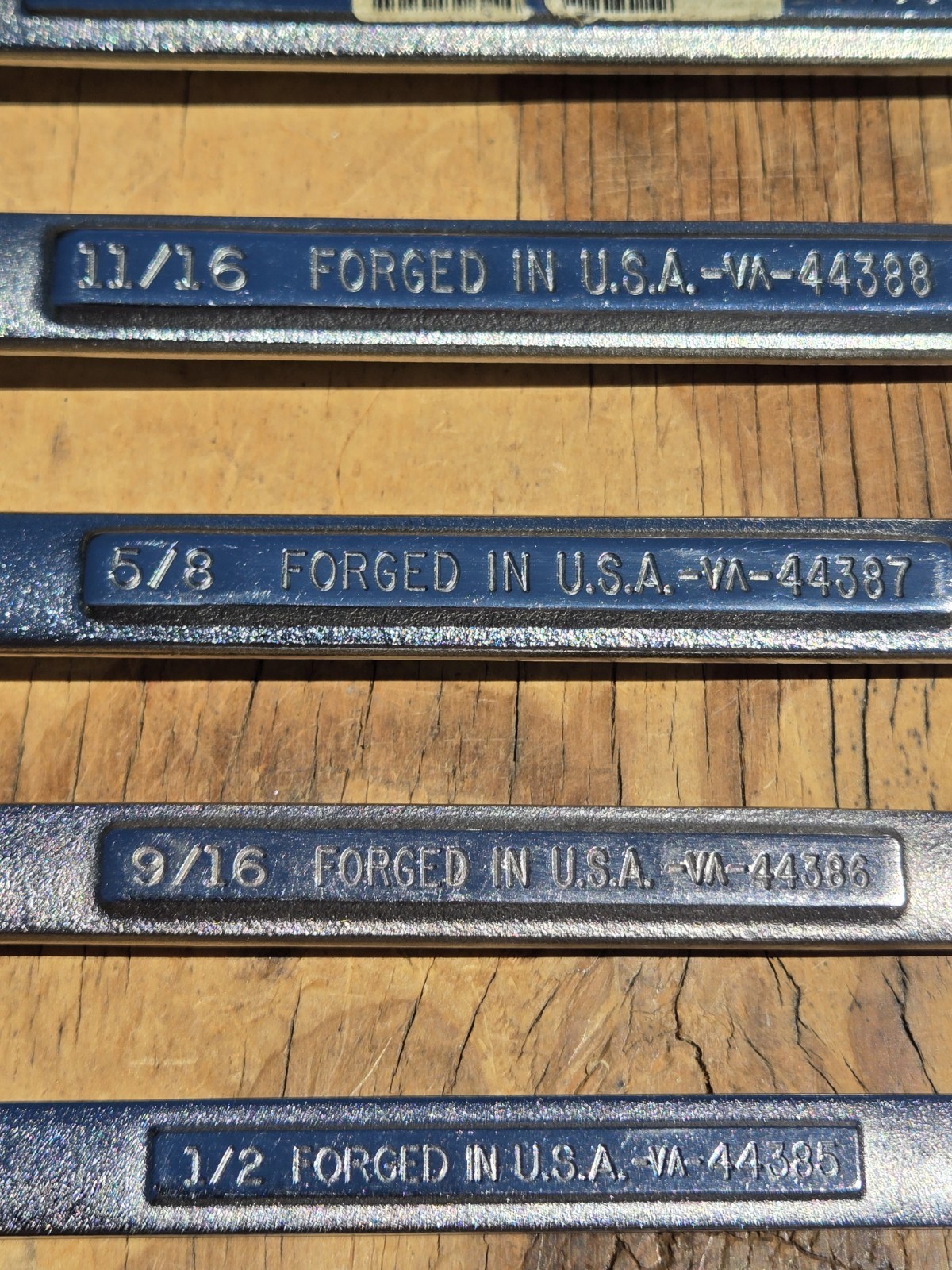 Vintage Craftsman VA USA 13pc SAE 6 Point Combination Wrench Set 1/4″-15/16″ EUC