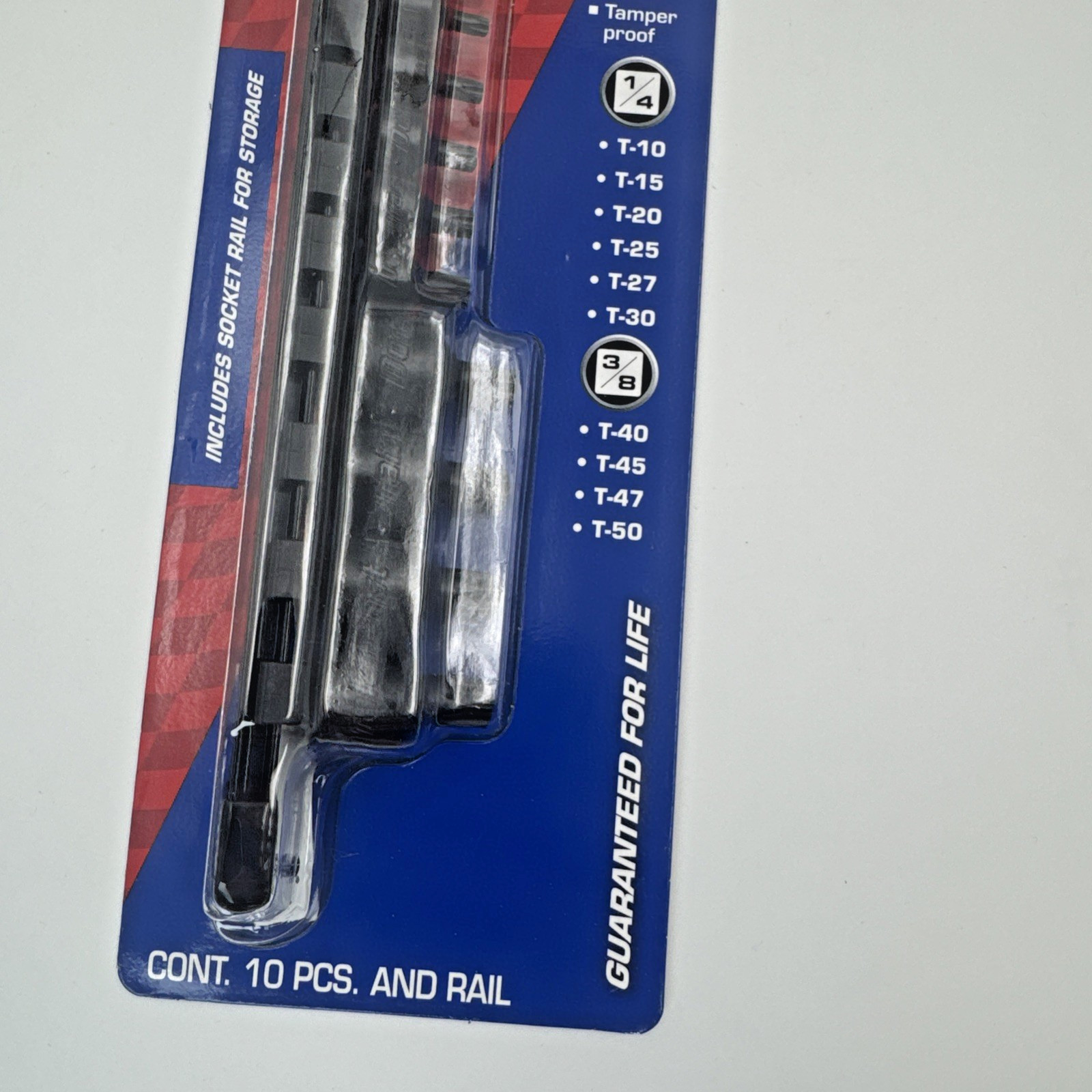 Duralast Impact Bit Socket Set 10pc Star Stubby 3/8″ & 1/4″ Drive Low Profile