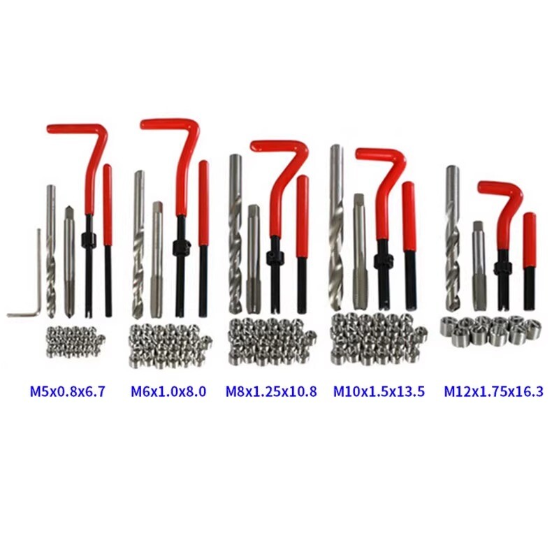 NEw Car Pro Coil Drill Tool Metric Thread Repair Insert Repair Kit M5*0.8mm