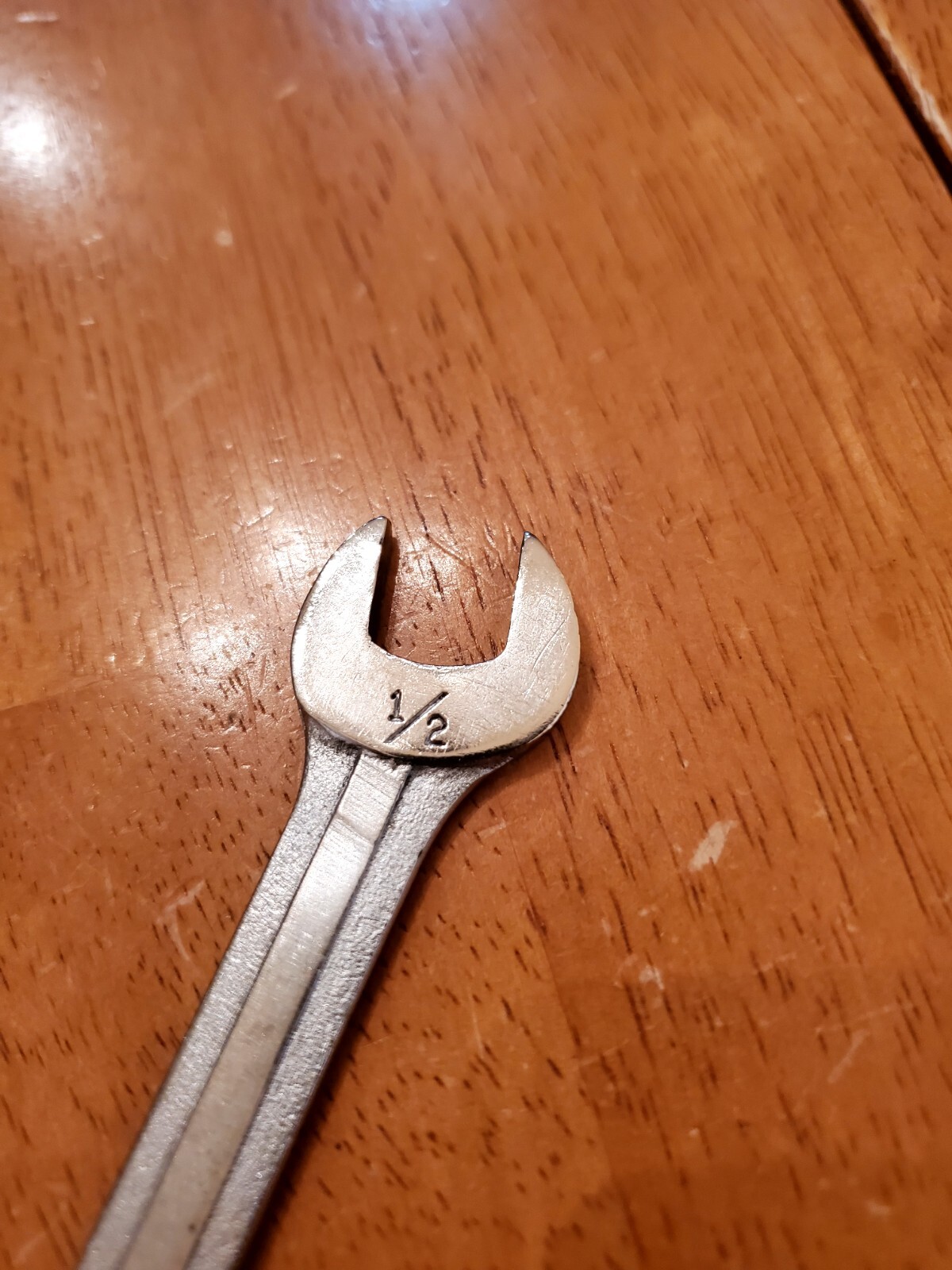 Blue Point Supreme 7/16″-1/2″ SAE Low Torque Slime Line Open End Wrench LTA1416