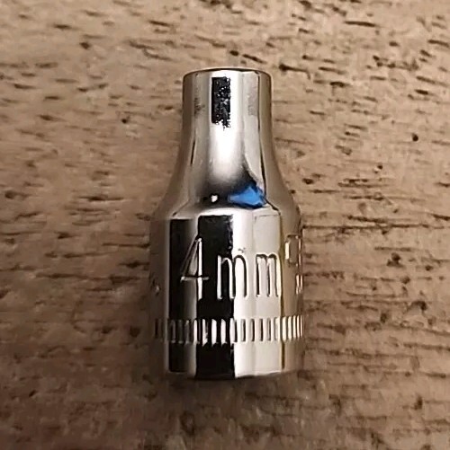 Craftsman USA 4mm Socket 6 Point 1/4″ Drive G 53505