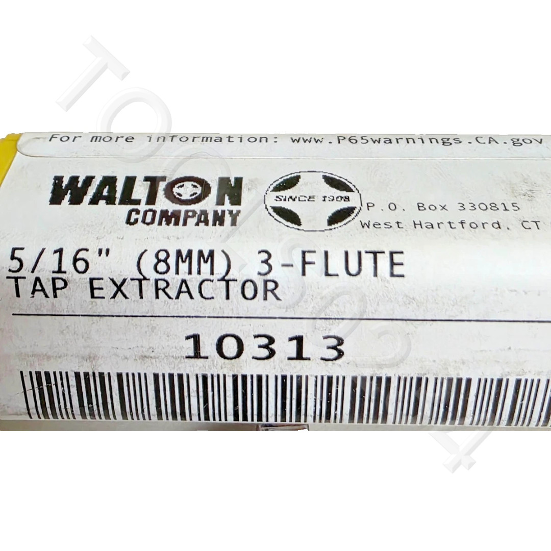 5/16″ 8mm Walton 10313 Tap Extractor 3 Flute USA