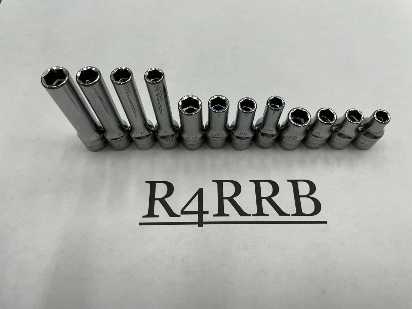 Snap-on Tools NEW 12pc 1/4″ Drive METRIC 6PT Shallow Semi Deep & Deep Lot Set