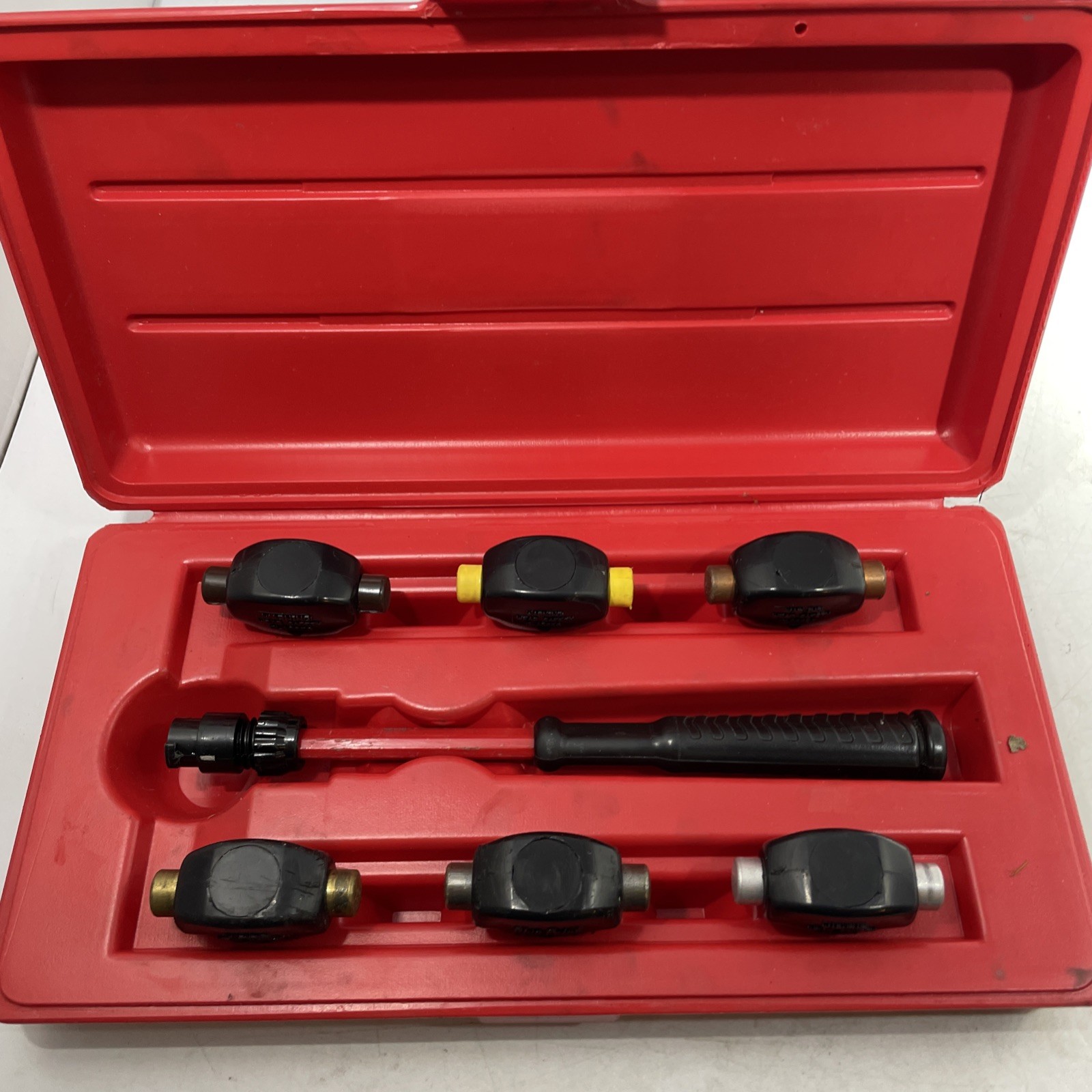 Blue Point HM16KT 7 Piece Micro Strike Changeable Head Mallet Set W/Case