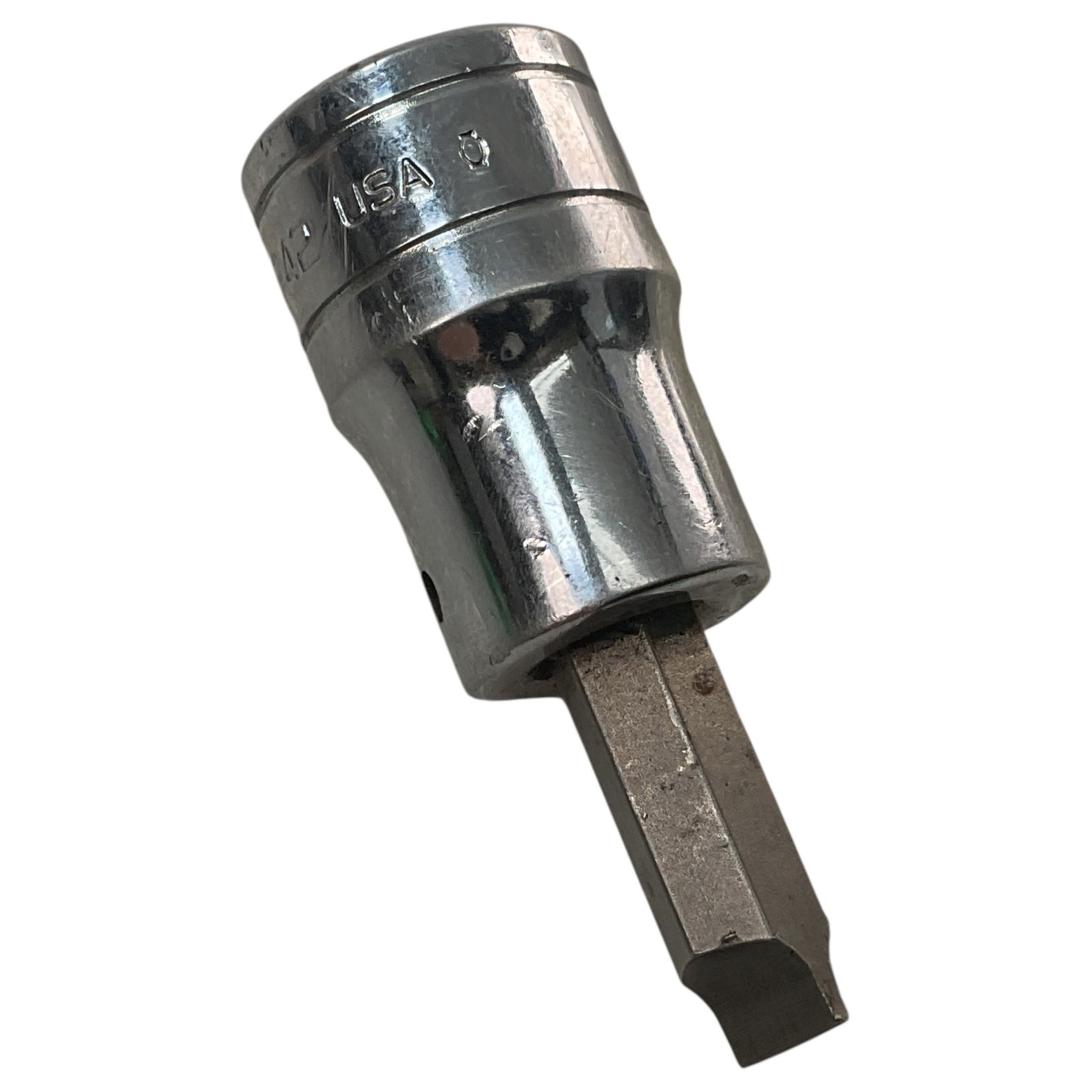 Snap-On Slotted Bit Driver Socket 1/4″ F42 3/8″ Drive As Pictured Mechanic Tool