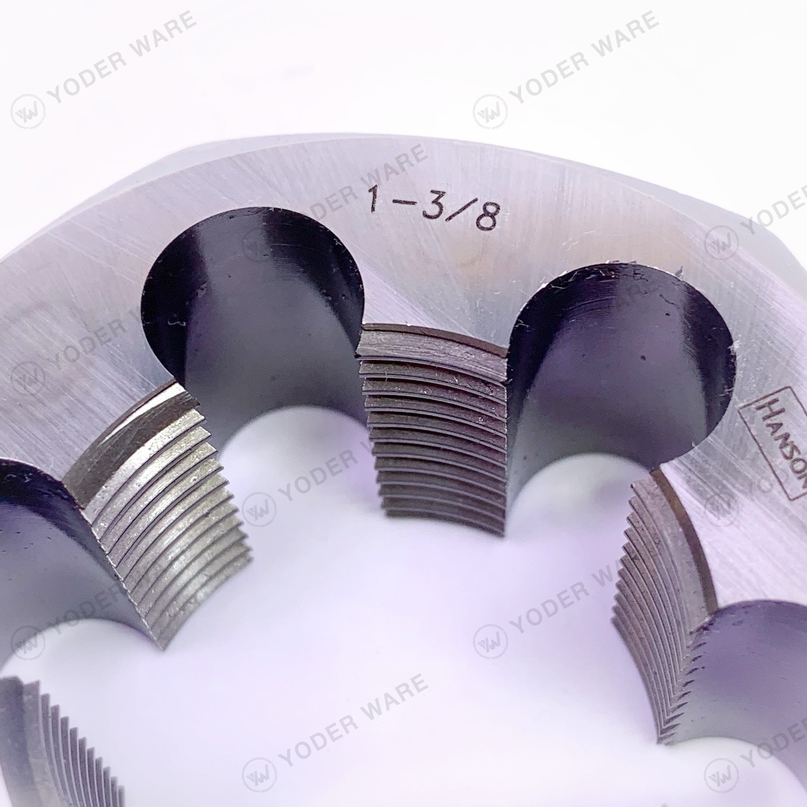 IRWIN HANSON 7273 Hex Rethreading Die 1-3/8″-12 NF Right Hand High Carbon Steel