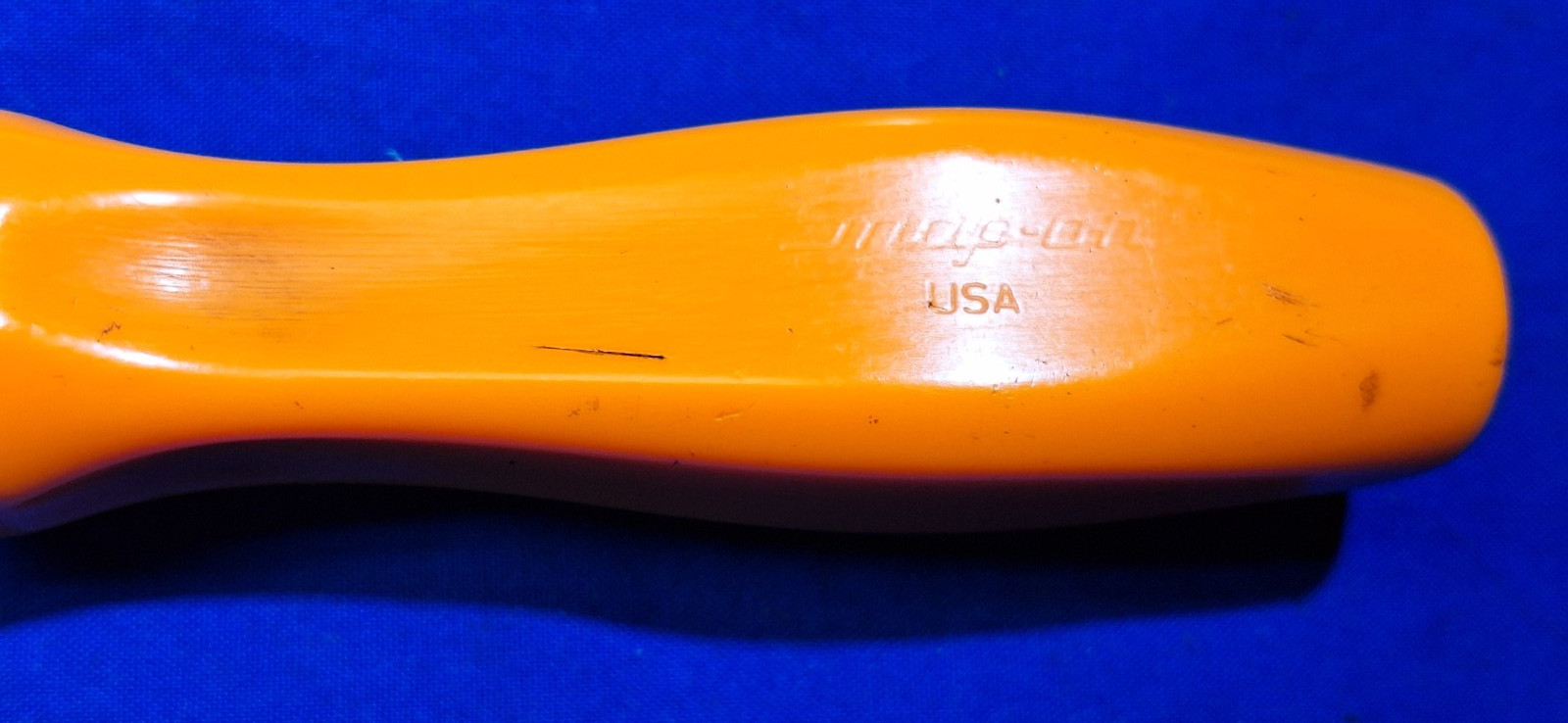 Snap-On SDD422 26″ long shaft slotted screwdriver HARD ORANGE Handle