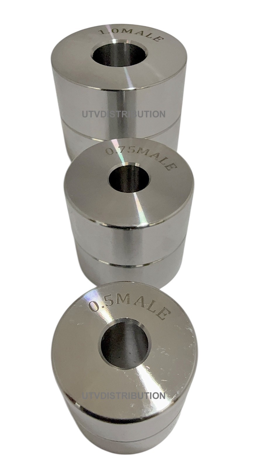 Dimple Die Set 3 Piece 1/2″ 3/4″ 1″ Bolt Together or Hydraulic Press USA MADE